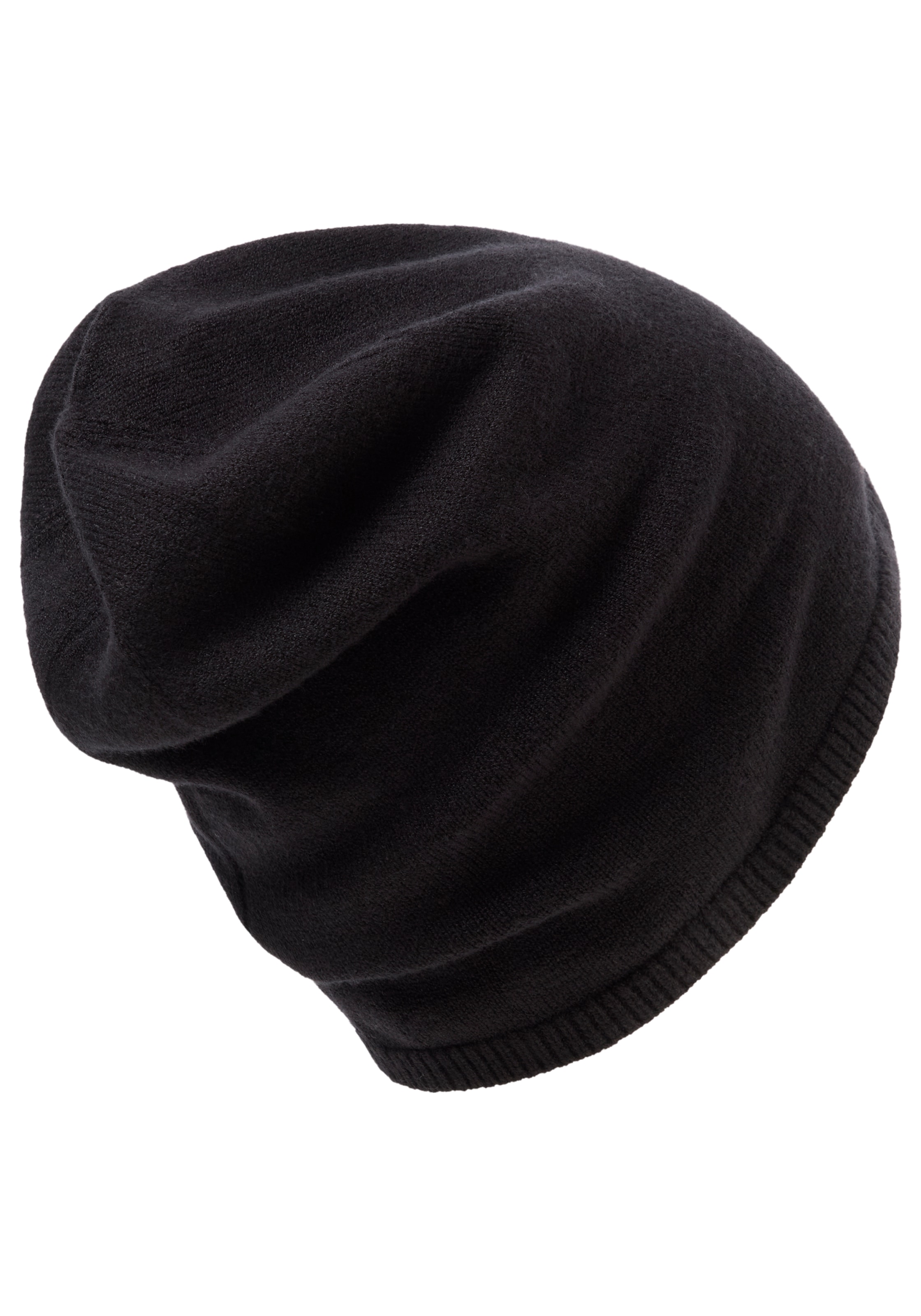 Laura Scott Beanie mit modischen Rippenabschlüssen - NEW