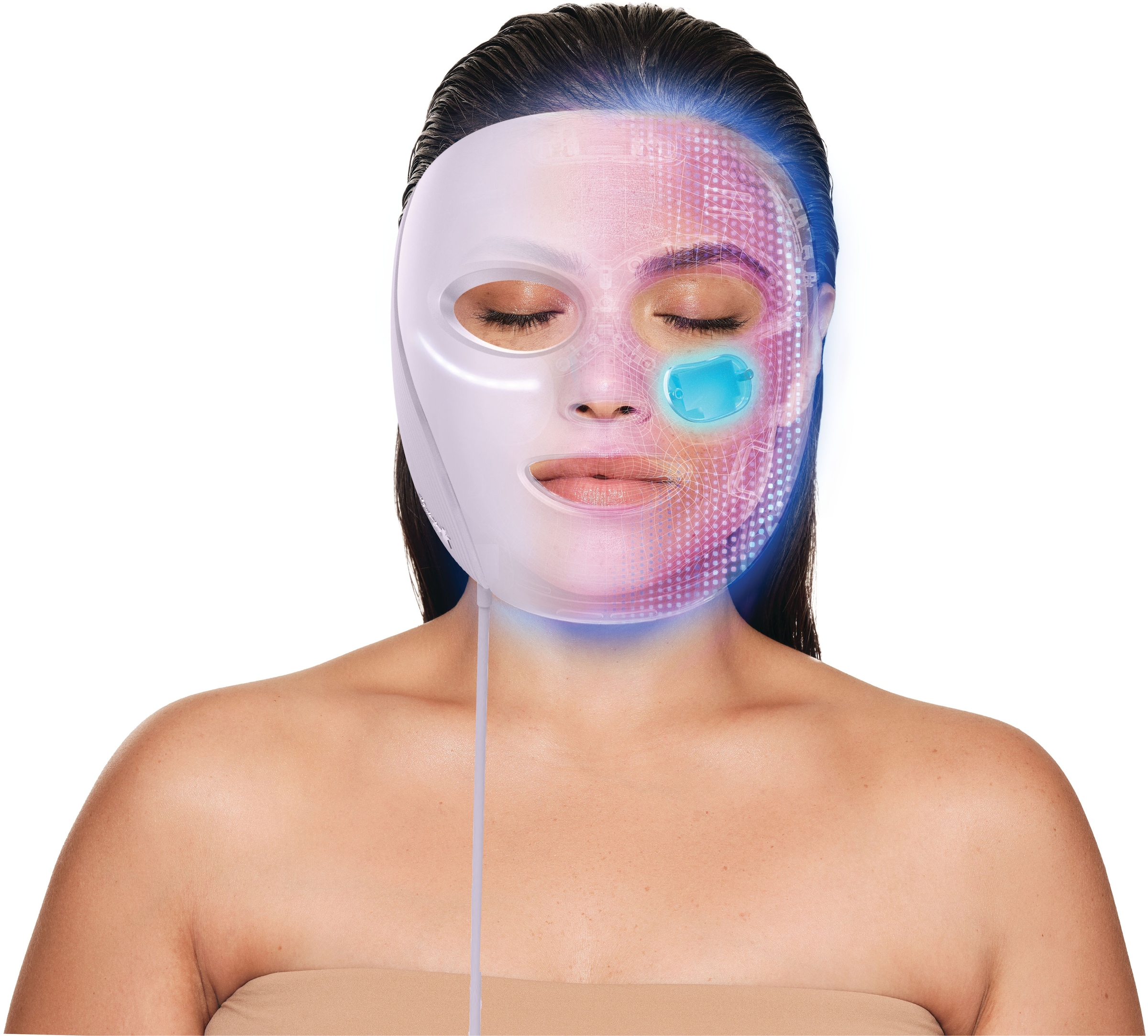Shark LED-Gesichtsmaske »Shark CryoGlow LED-Maske + Kühlung der Augenpartie FW312EUPL« CryoGlow - unsere neue medizinisch zertifizierte Innovation