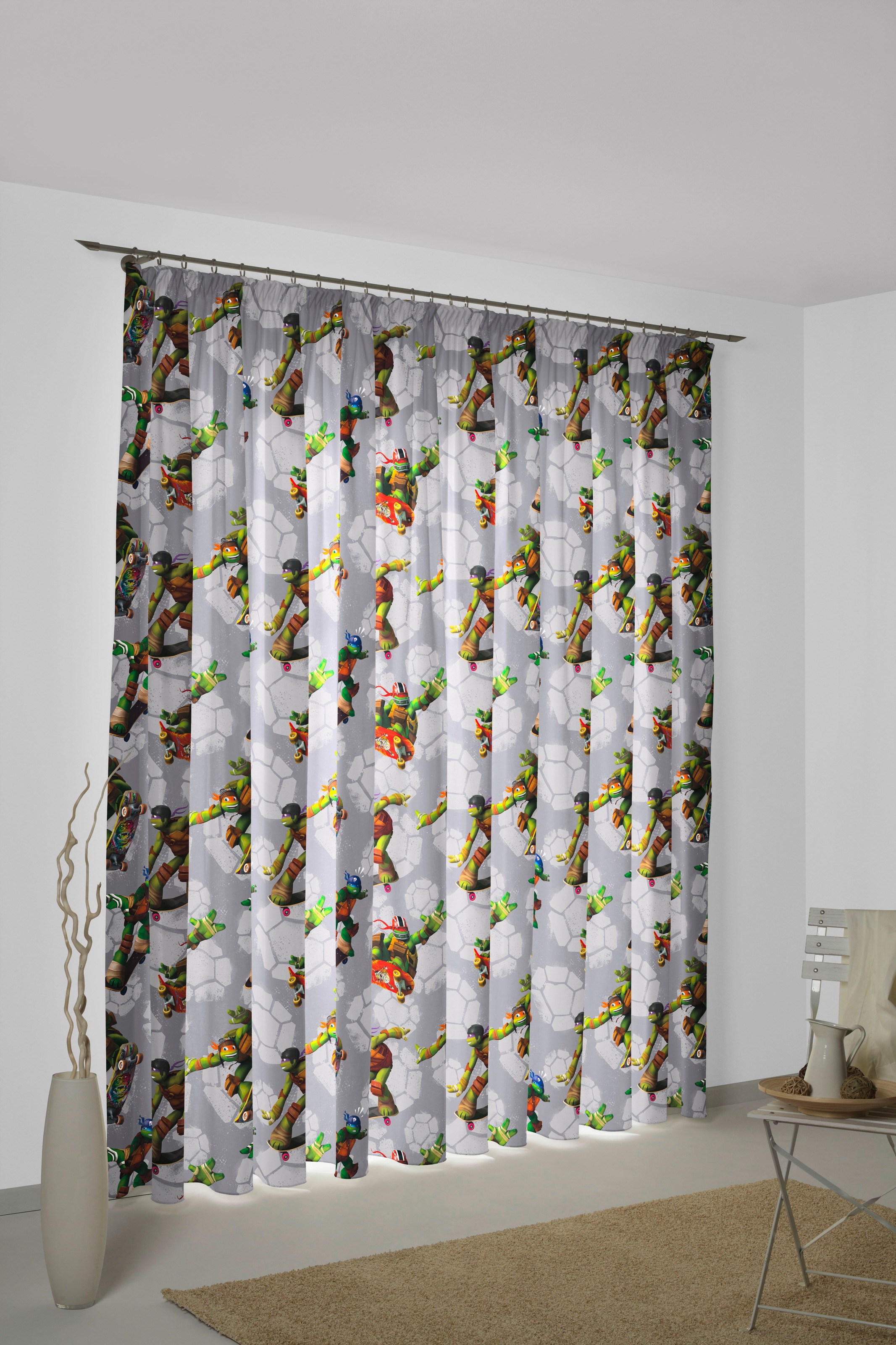 Wirth Vorhang »Turtles« Multifunktionsband 1 Stk. tlg. Nickelodeon günstig online kaufen