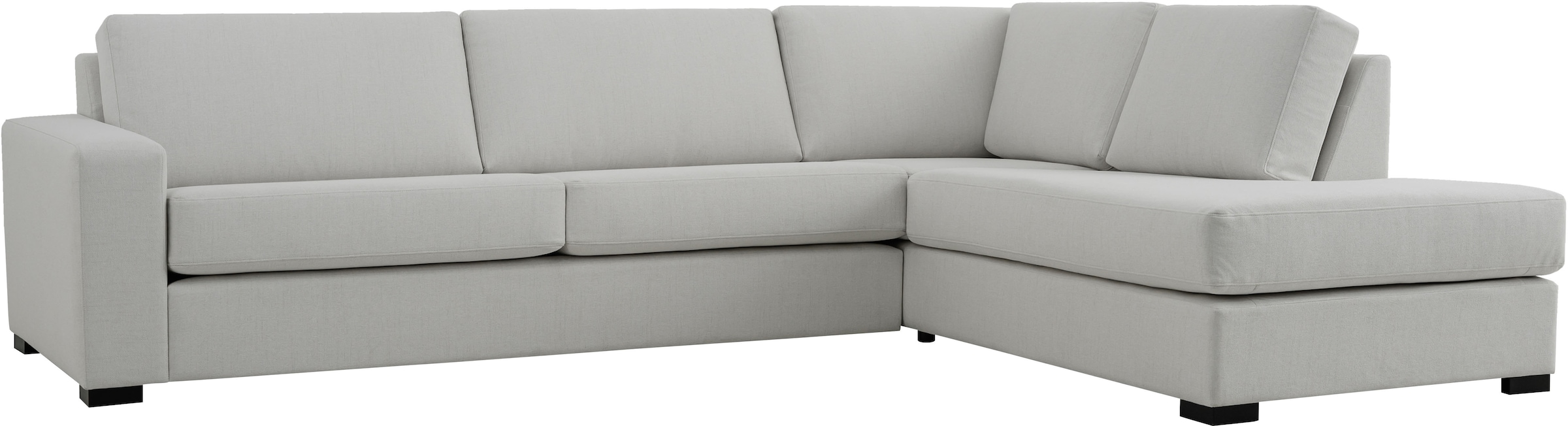 Home affaire Ecksofa »Branwell«, Breite 304 cm, Struktur fein, mit Wellenunterfederung