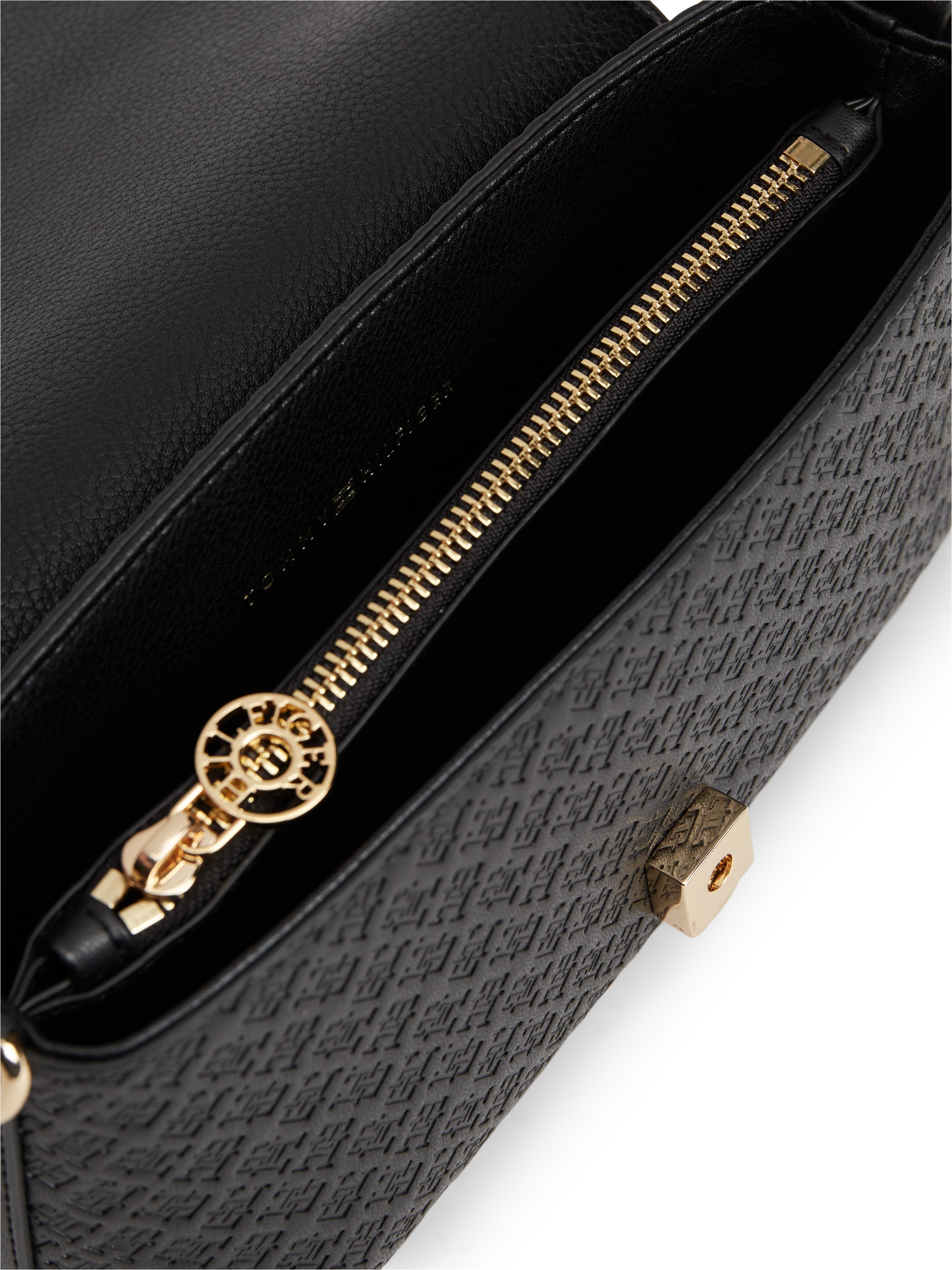 Tommy Hilfiger Umhängetasche »TH ICON CONV CROSSOVER MONO« Damen Schultertasche, Handtasche, Clutch mit TH-Logoprägung