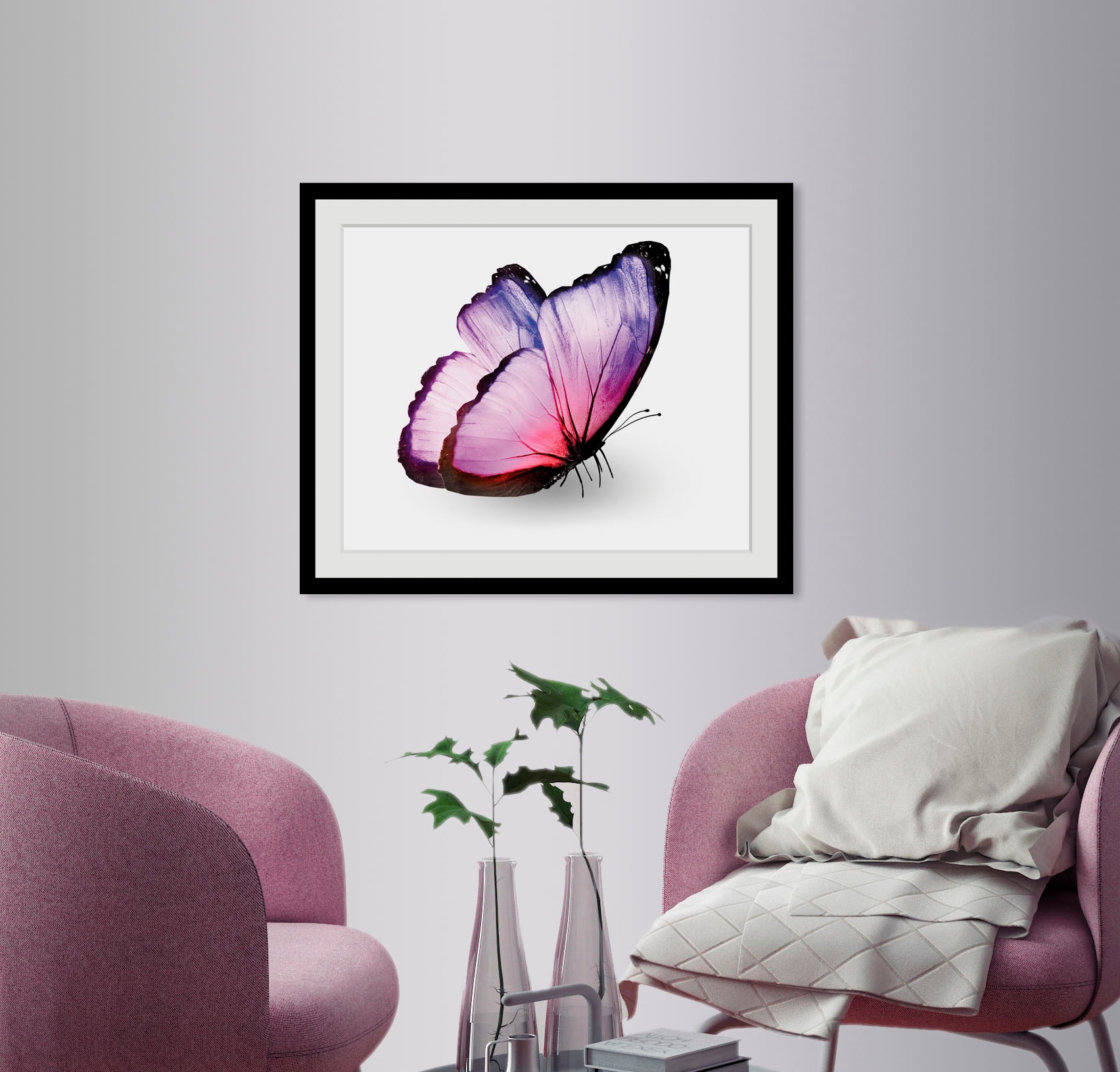 queence Bild »Alex«, Schmetterlinge-Kunst-Insekten, (1 St.), HD Premium Pos günstig online kaufen