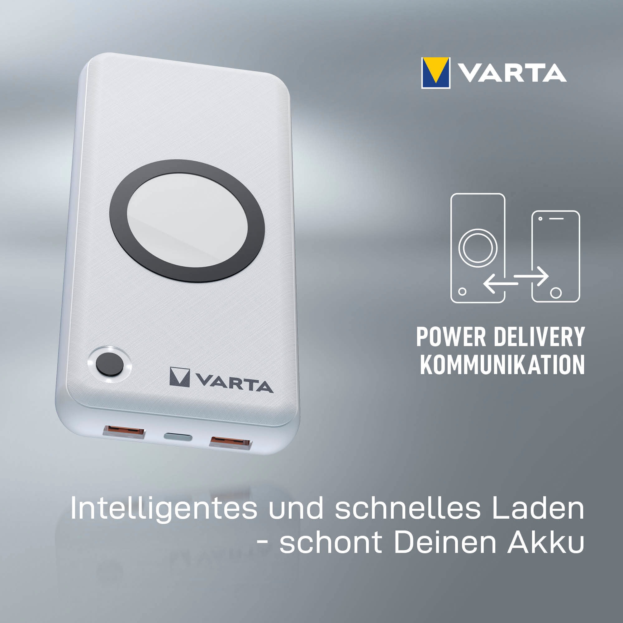 VARTA Batterie-Ladegerät »Wireless Power Bank 20.000«