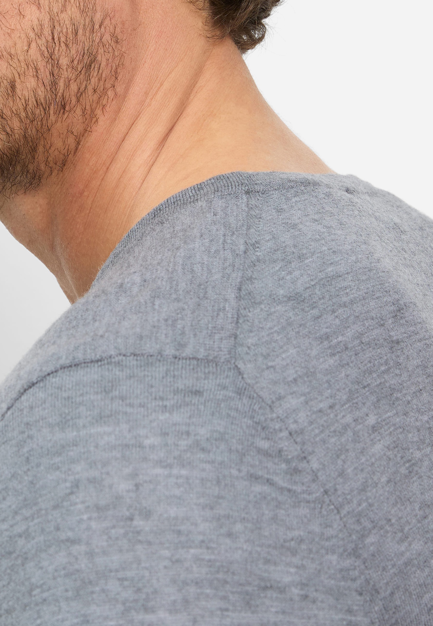 OLYMP Rundhalspullover