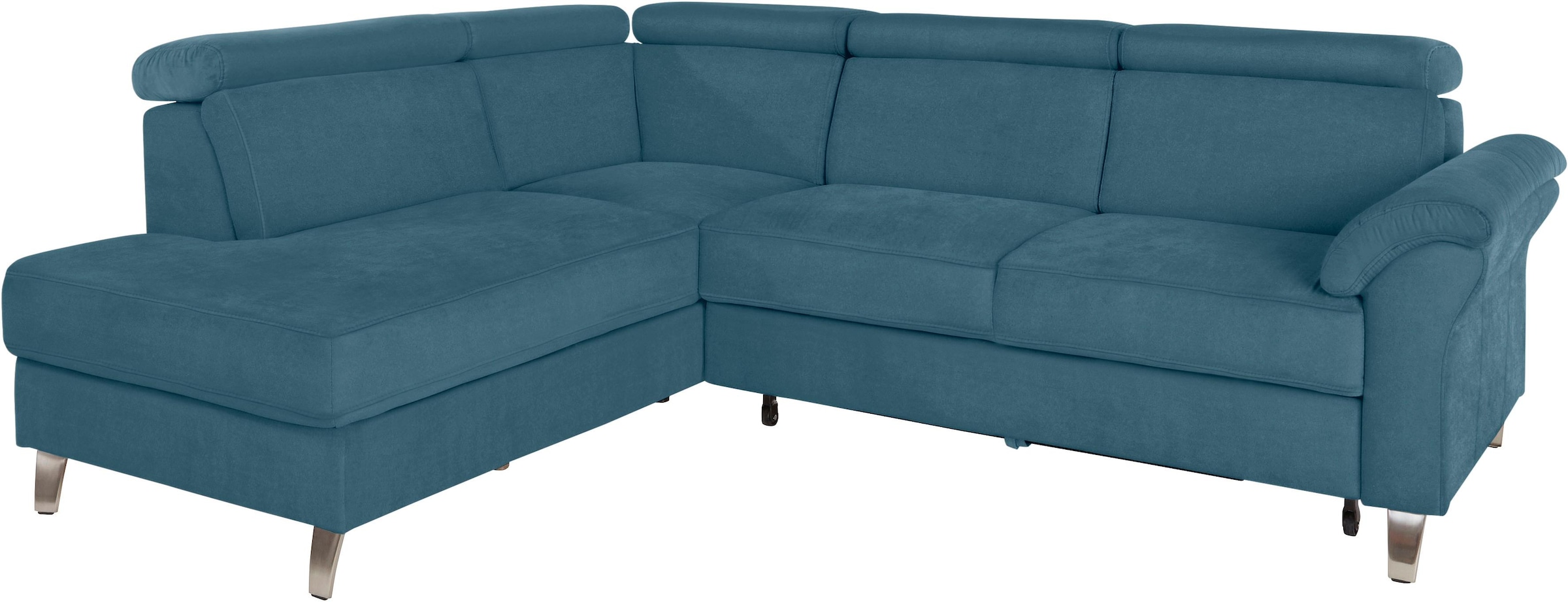 sit&more Ecksofa, inklusive Kopfteilverstellung, wahlweise mit Bettfunktion und Bettkasten