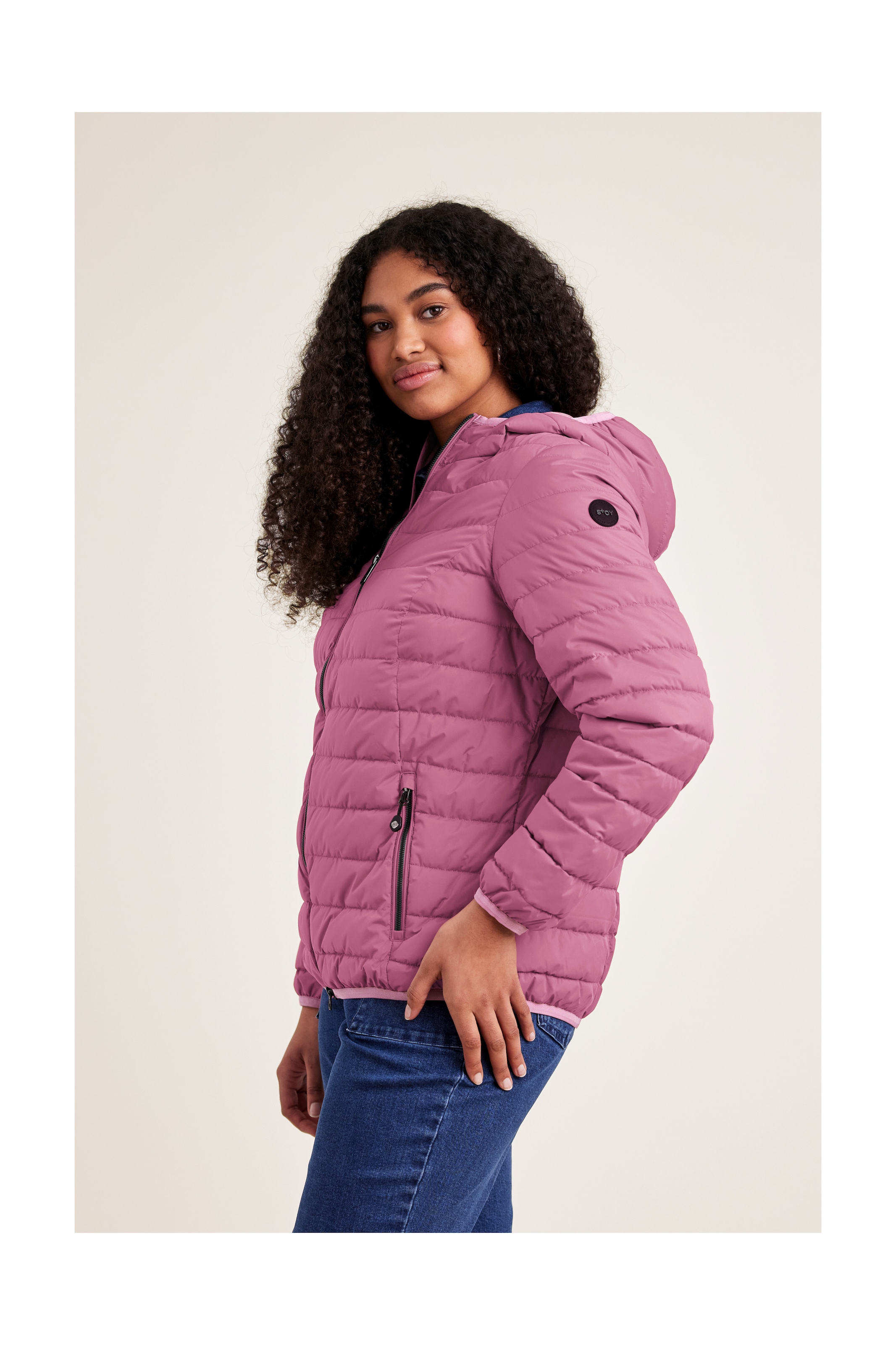 STOY Steppjacke »STS 3 WMN QLTD JCKT«, atmungsaktive, wasserabweisende Damen Steppjacke in großen Größen