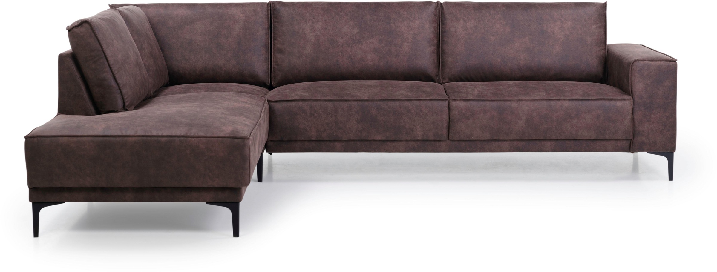 OTTO home Ecksofa »Polsterecke Oland, Struktur, Flachgewebe, Luxus-Microfas günstig online kaufen