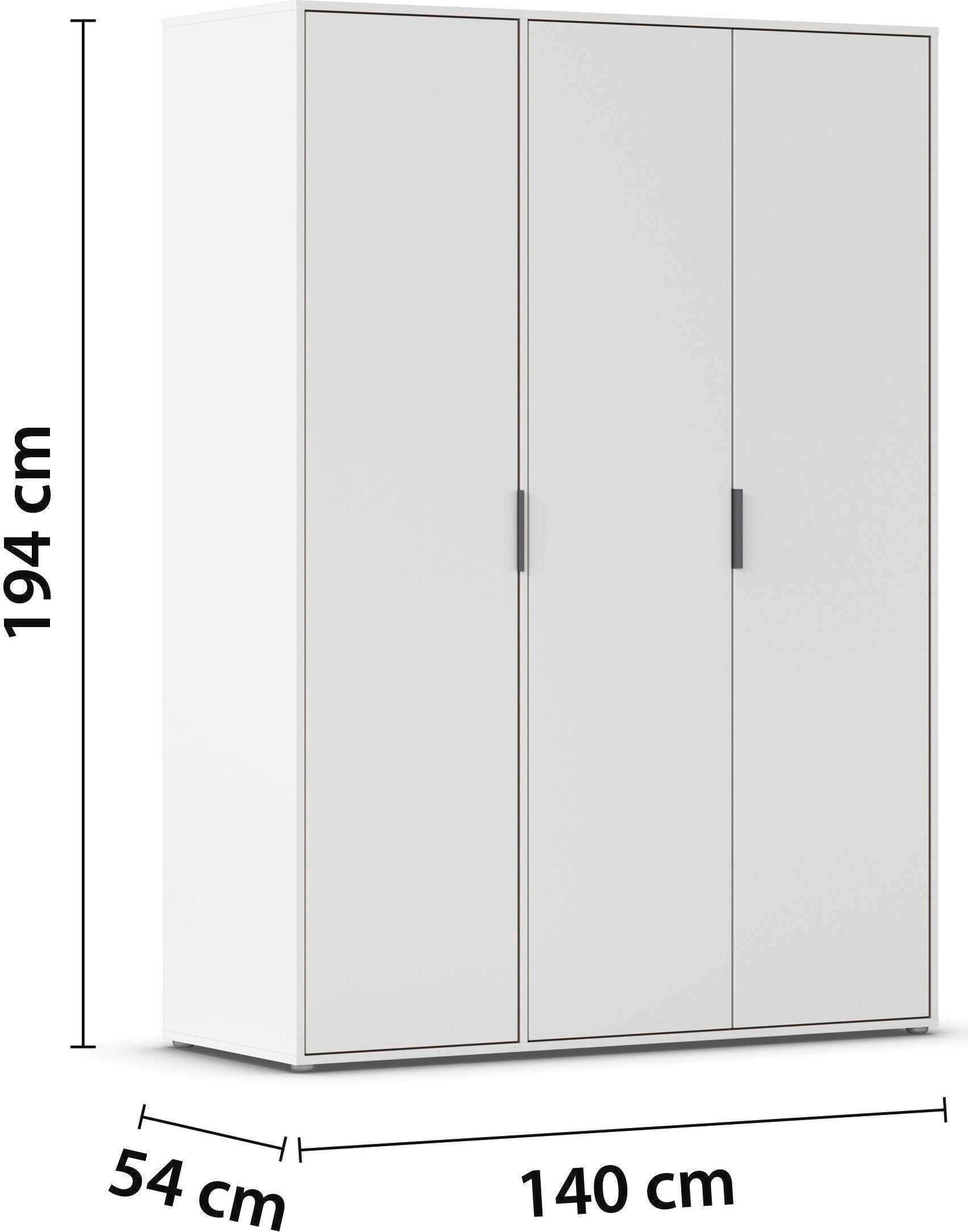 INOSIGN BY RAUCH Kleiderschrank »Schrank Garderobe Schlafzimmer Stauraum PAULLY TOPSELLER Wäscheschrank«, (mit 3 unterschiedlichen Griff-Varianten), OTTOS CHOICE 3 Griffvarianten MADE IN GERMANY