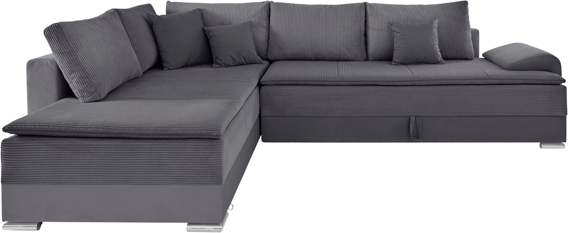 INOSIGN Ecksofa »Boxspringbett Night & Day L-Form mit Dauer-Schlaffunktion günstig online kaufen
