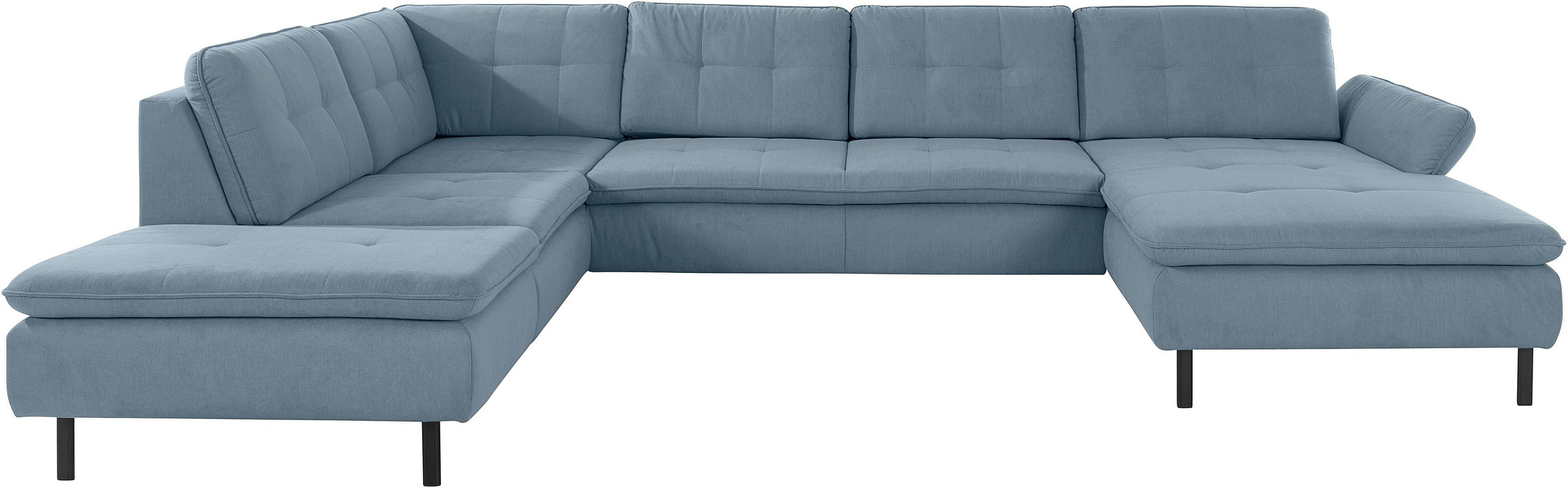 INOSIGN Wohnlandschaft »Birkholm U-Form«, Armlehnverstellung, auch in Easy Clean Bezug - mit Wasser zu reinigen