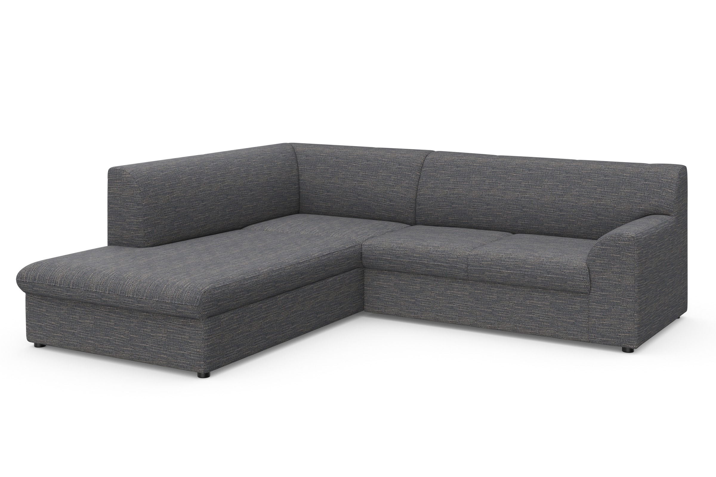 DOMO collection Ecksofa »Topper zeitlos elegant, kompakte Stellmaße, OTTOs Choice, L-Form«, mit Ottomane, wahlweise mit Schlaffunktion