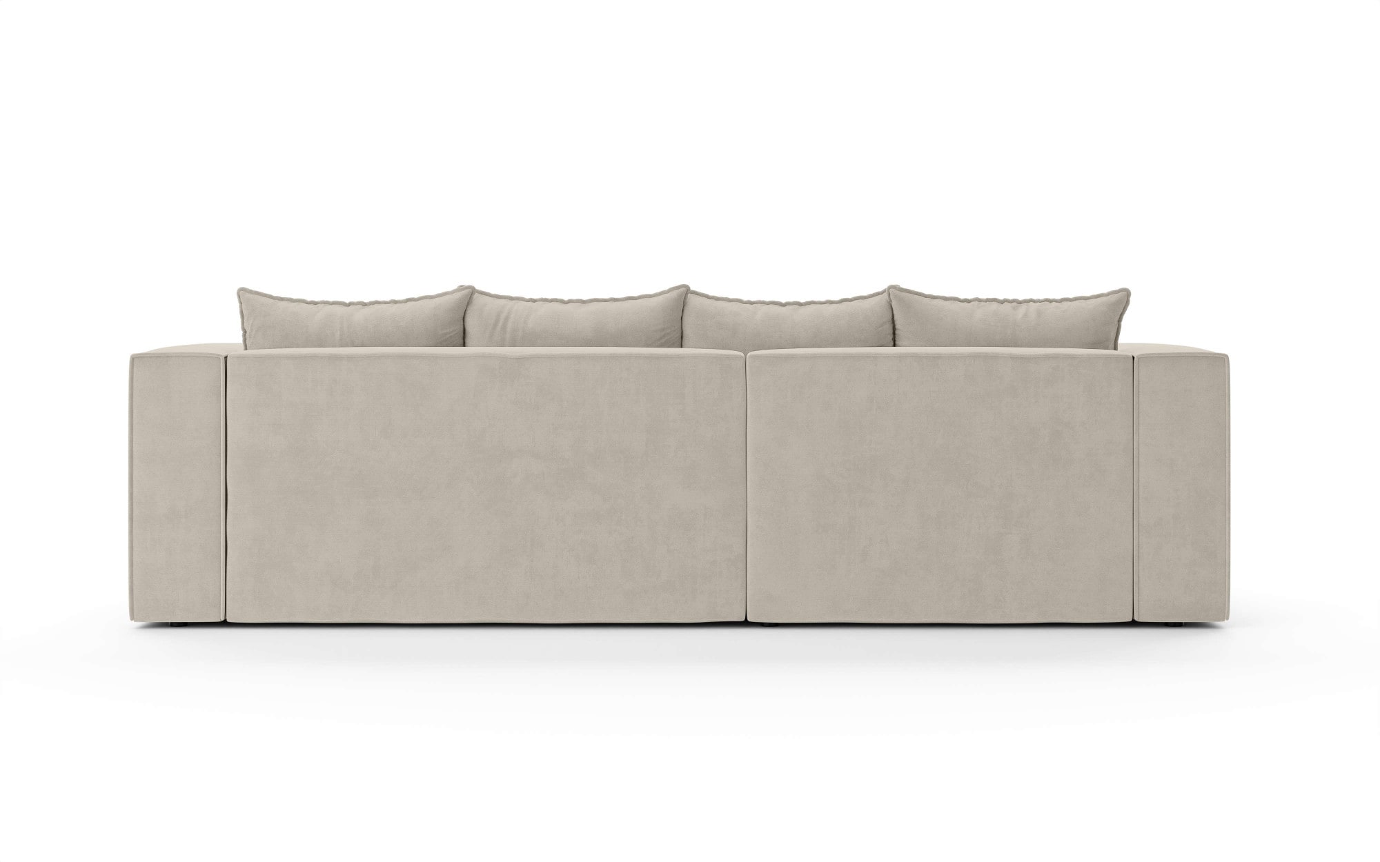 Home affaire Ecksofa »LINCOLNVILLE mit Bettfunktion und Bettkasten, Maße B/H/T 244/76/150 cm« L-Form mit Wellenunterfederung, Recamiere beidseitig montierbar