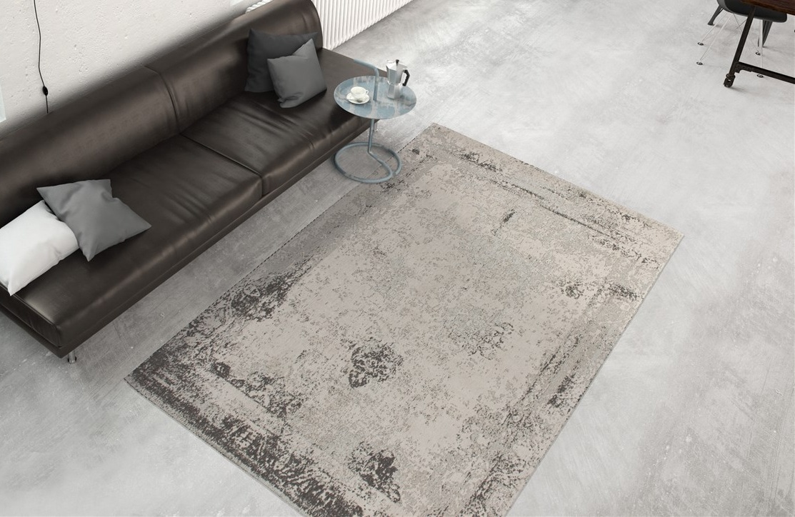 my home Teppich »Bosco«, rechteckig, 10 mm Höhe, Vintage Design, Wohnzimmer günstig online kaufen