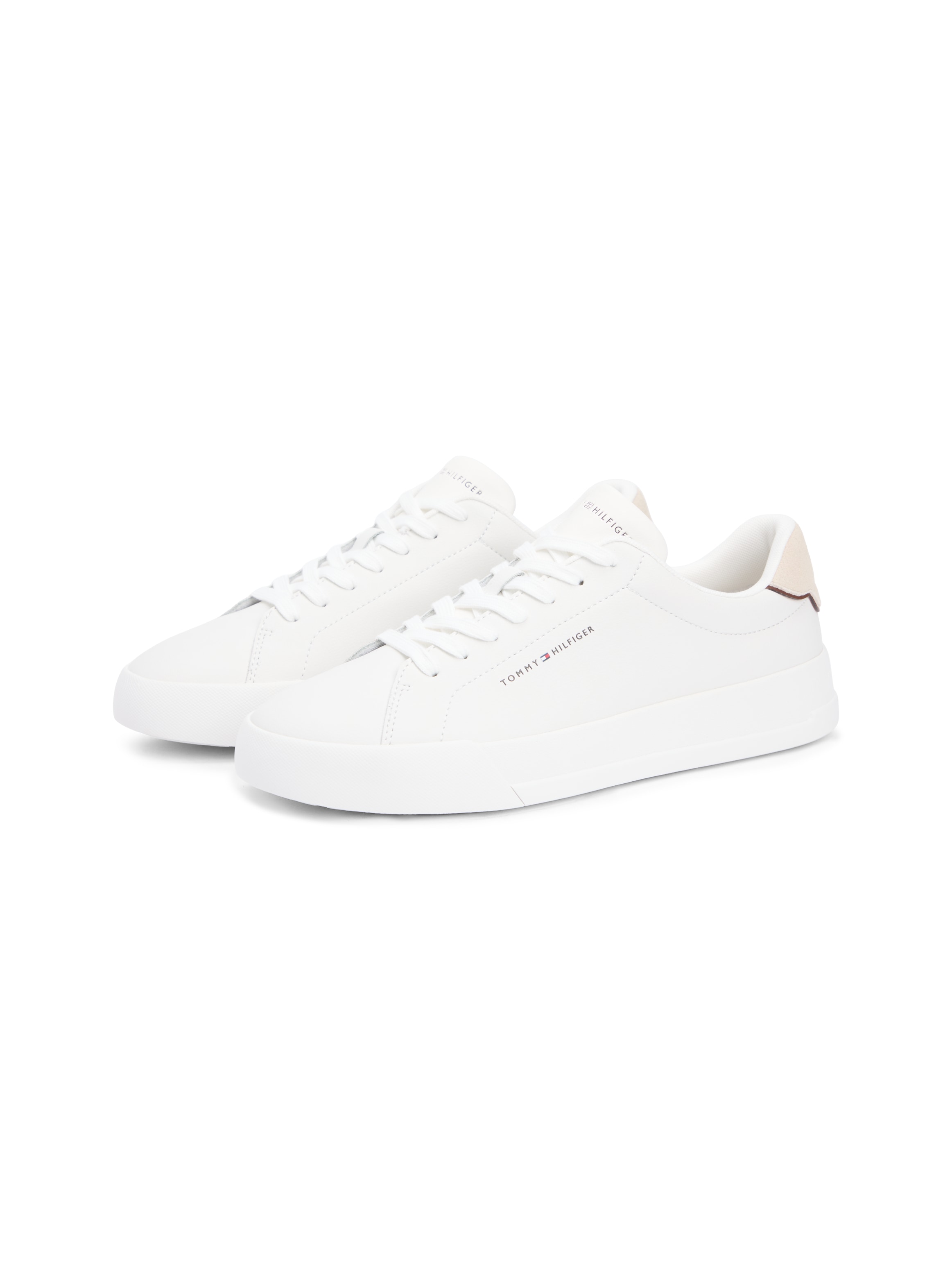 Tommy Hilfiger Sneaker »TH COURT LTH DETAIL ESS«  , Freizeitschuh, Halbschuh, Schnürschuh mit seitlichem Logoschriftzug
