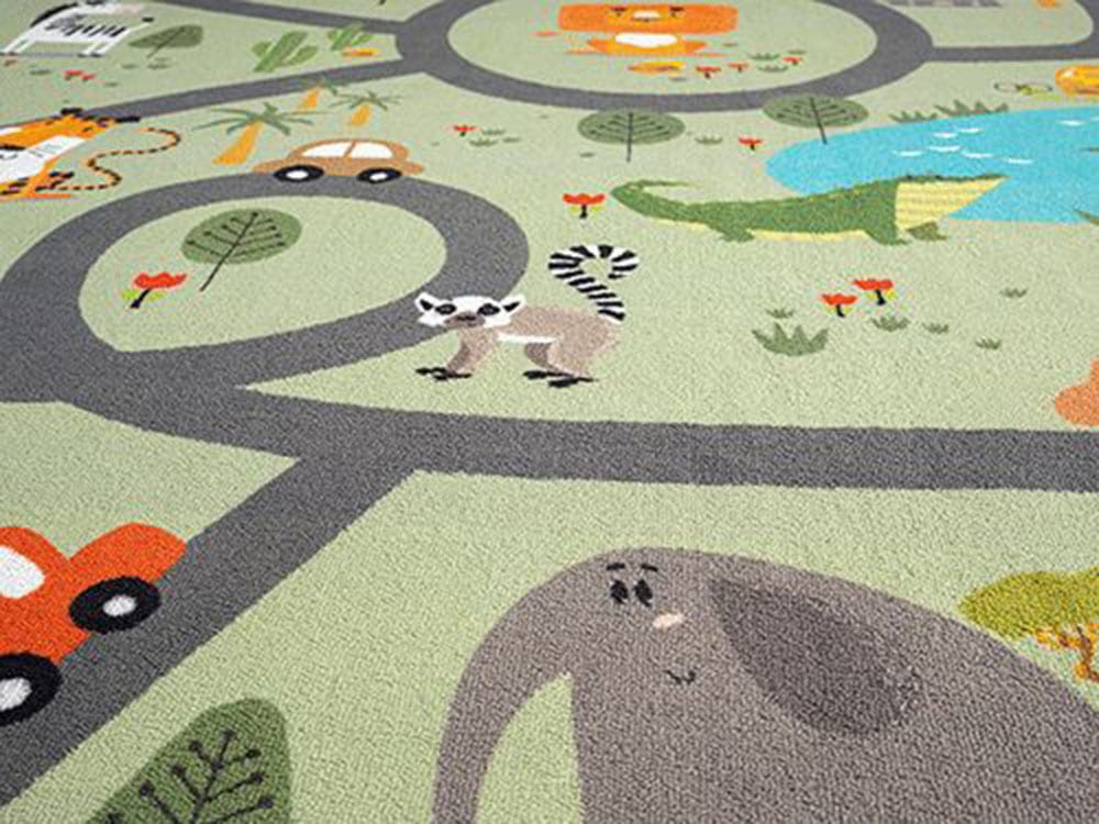 the carpet Teppich »Happy Life«, rund, 4 mm Höhe, Life Kinderzimmer Teppich Spielteppich pflegeleicht