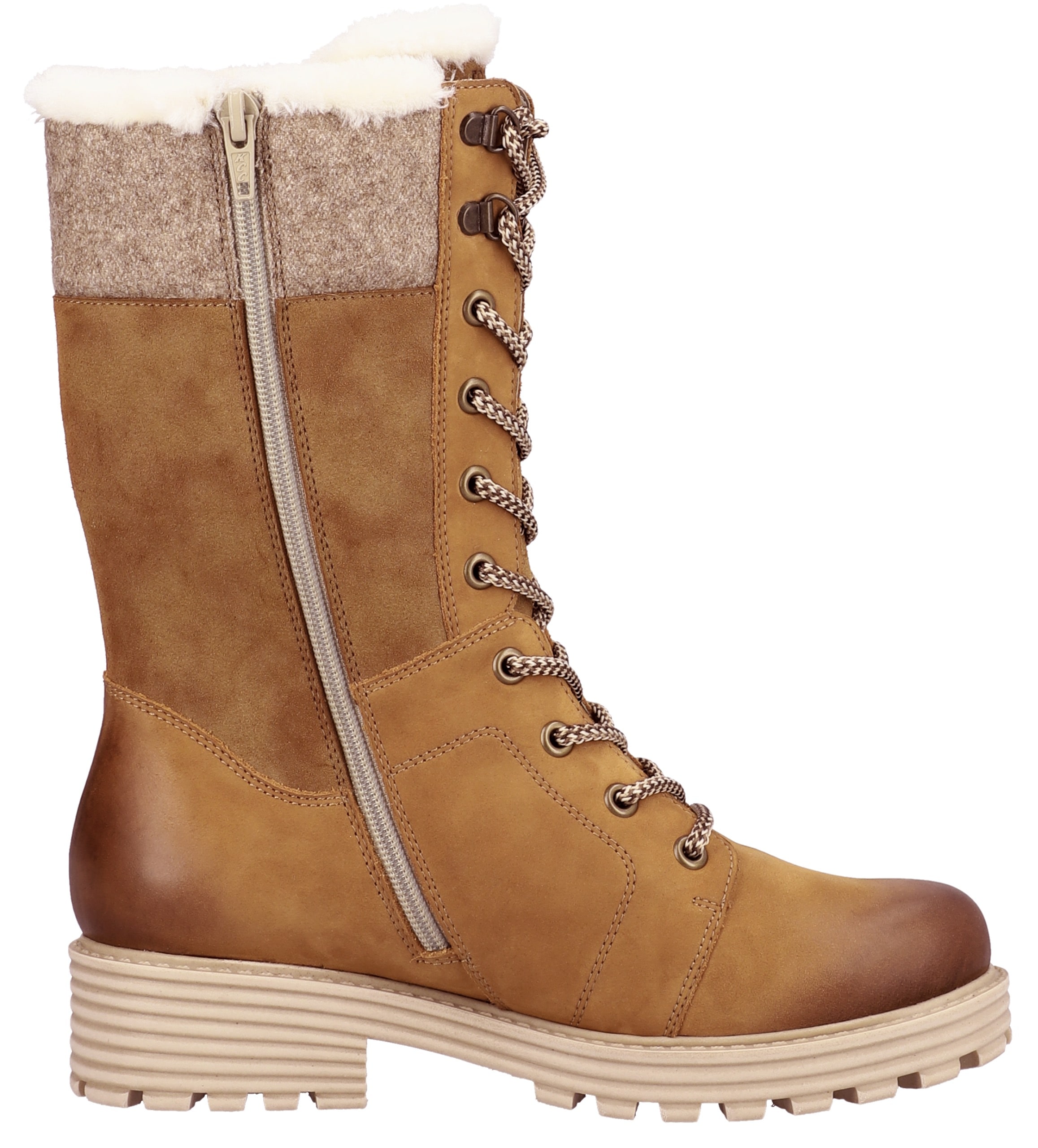 Remonte Winterstiefel, Blockabsatz, Schnürstiefel mit wasserabweisender remonte TEX-Membran