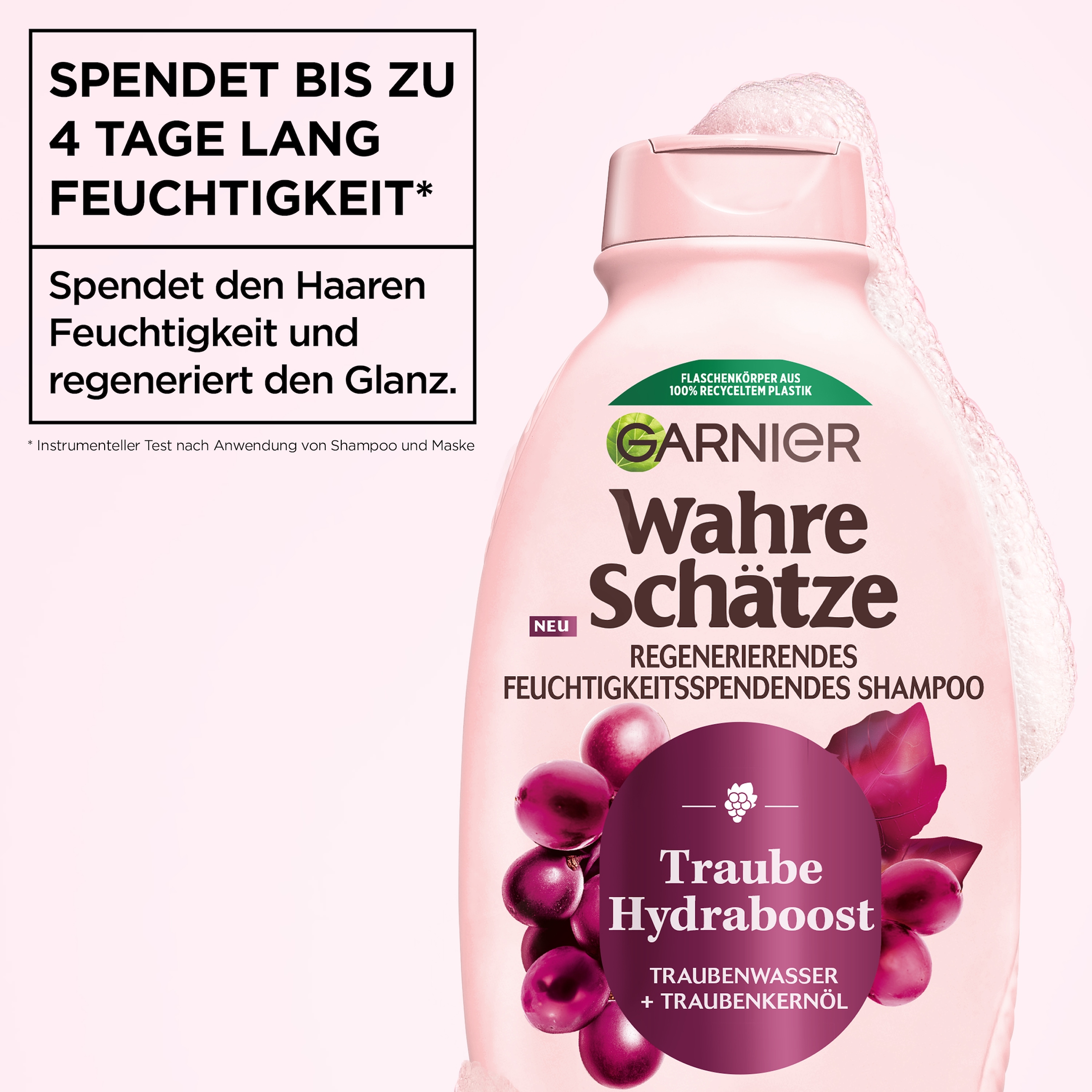 GARNIER Haarshampoo »Garnier Wahre Schätze Traube Hydraboost Shampoo (6er Packung)«