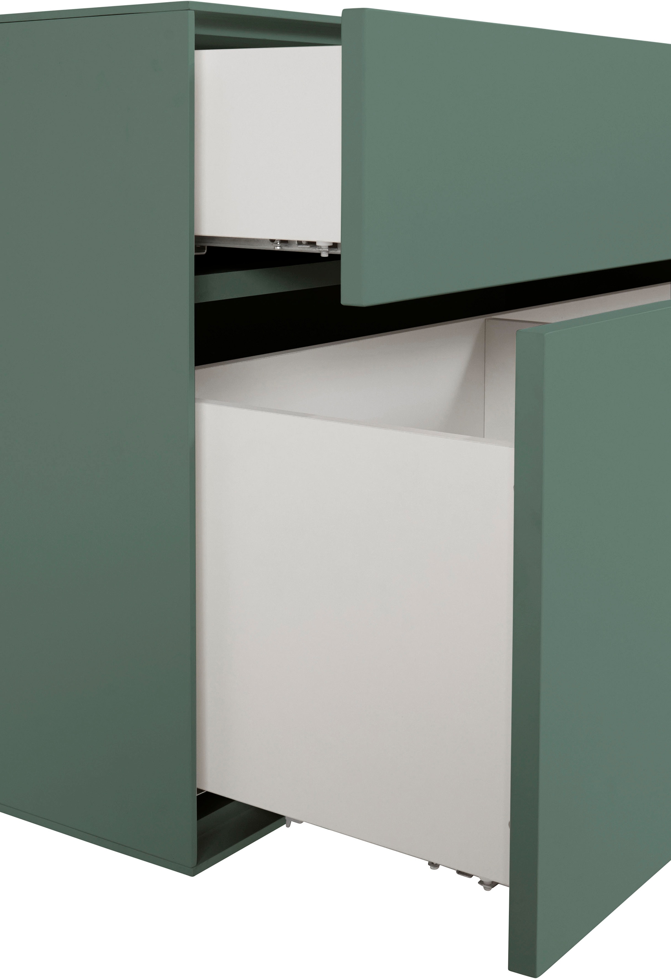 LeGer Home by Lena Gercke Lowboard »Essentials«, Breite: 112 cm, MDF lackiert, Push-to-open-Funktion