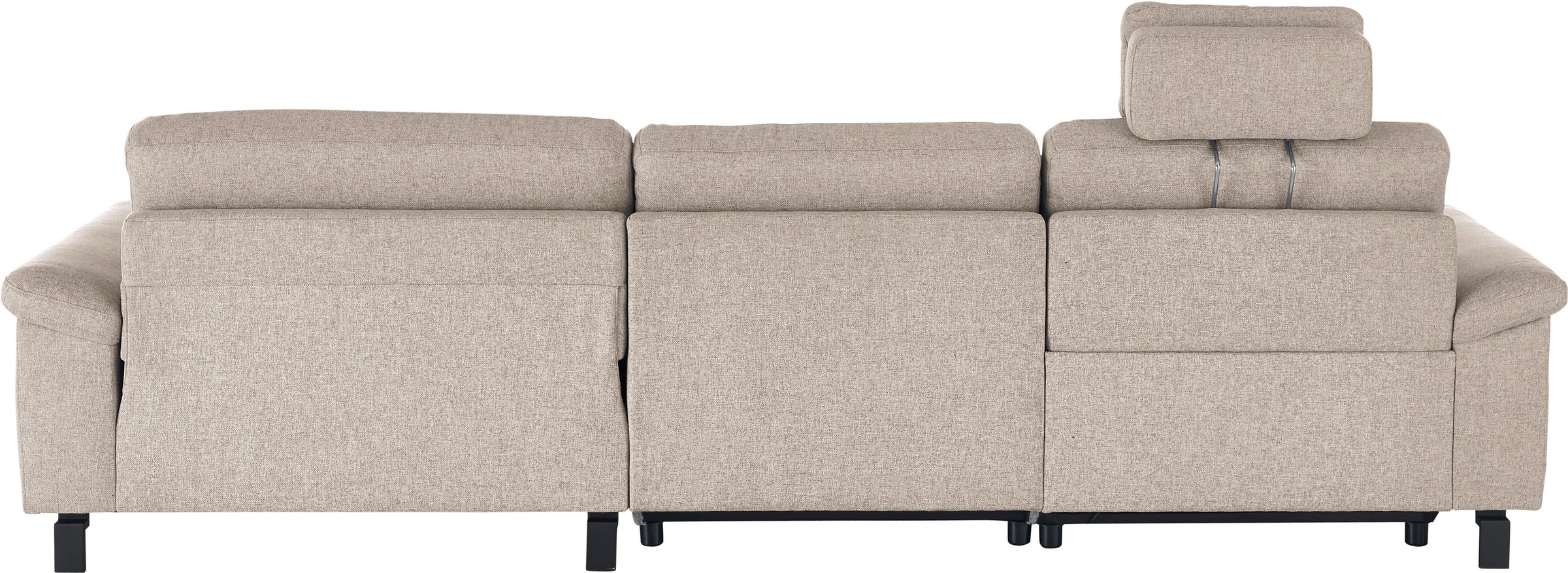 3C Candy Ecksofa »Mainau L-Form«, Relaxfunktion im 1,5-Sitzer, motorische Schlaffunktion in Longchair