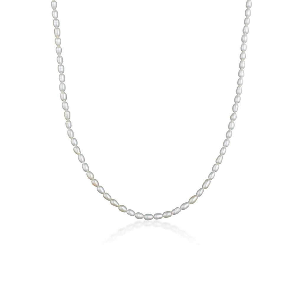 Nenalina Perlenkette »Zeitlos Klassik Süßwasserzuchtperlen 925 Silber«
