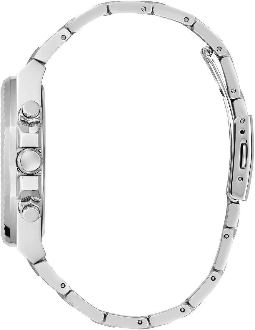 Guess Multifunktionsuhr »EQUITY«, Armbanduhr, Quarzuhr, Herrenuhr, Edelstahlarmband