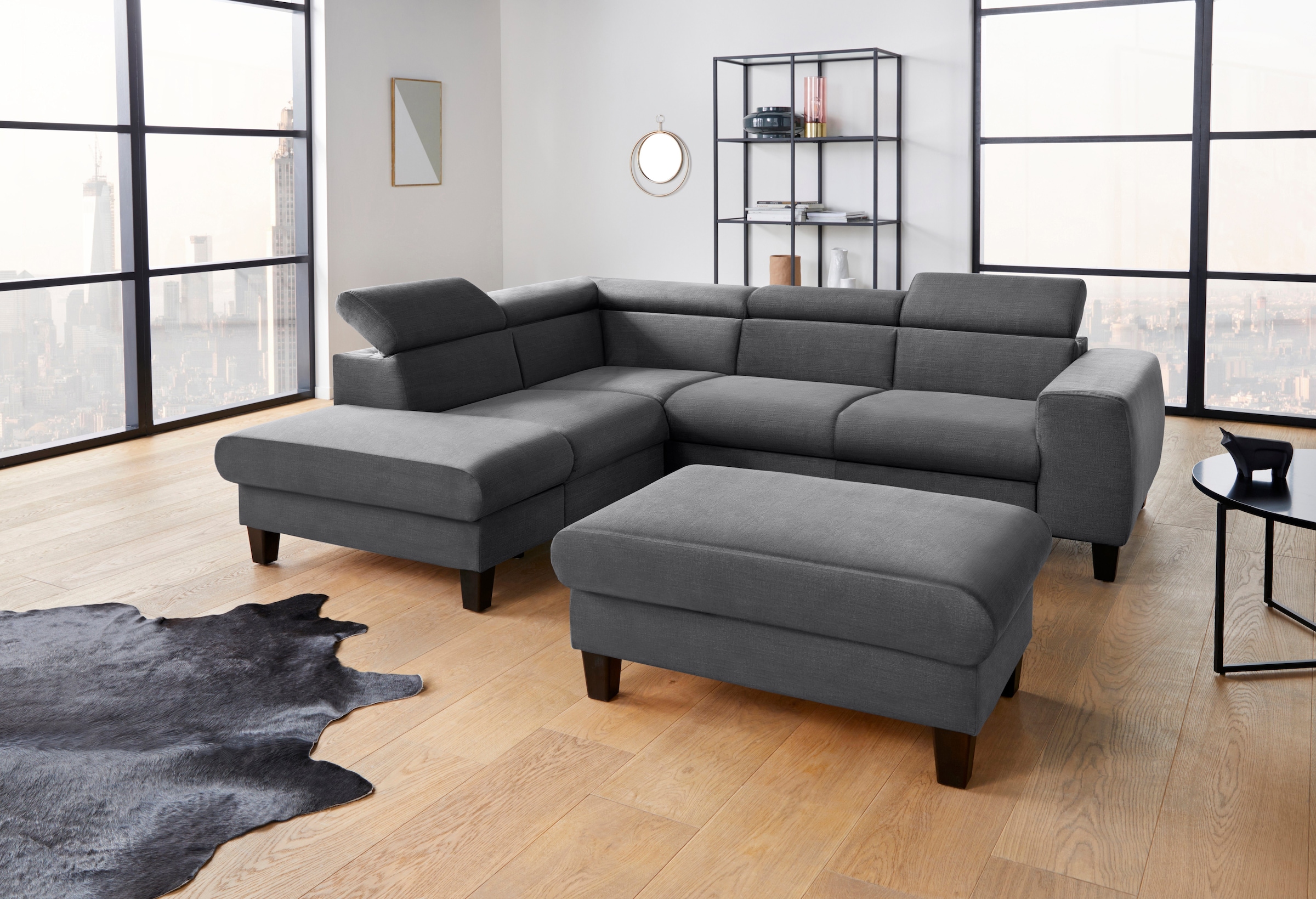 COTTA Polstergarnitur »Morven L-Form«, (Set), Set bestehend aus: Ecksofa mi günstig online kaufen
