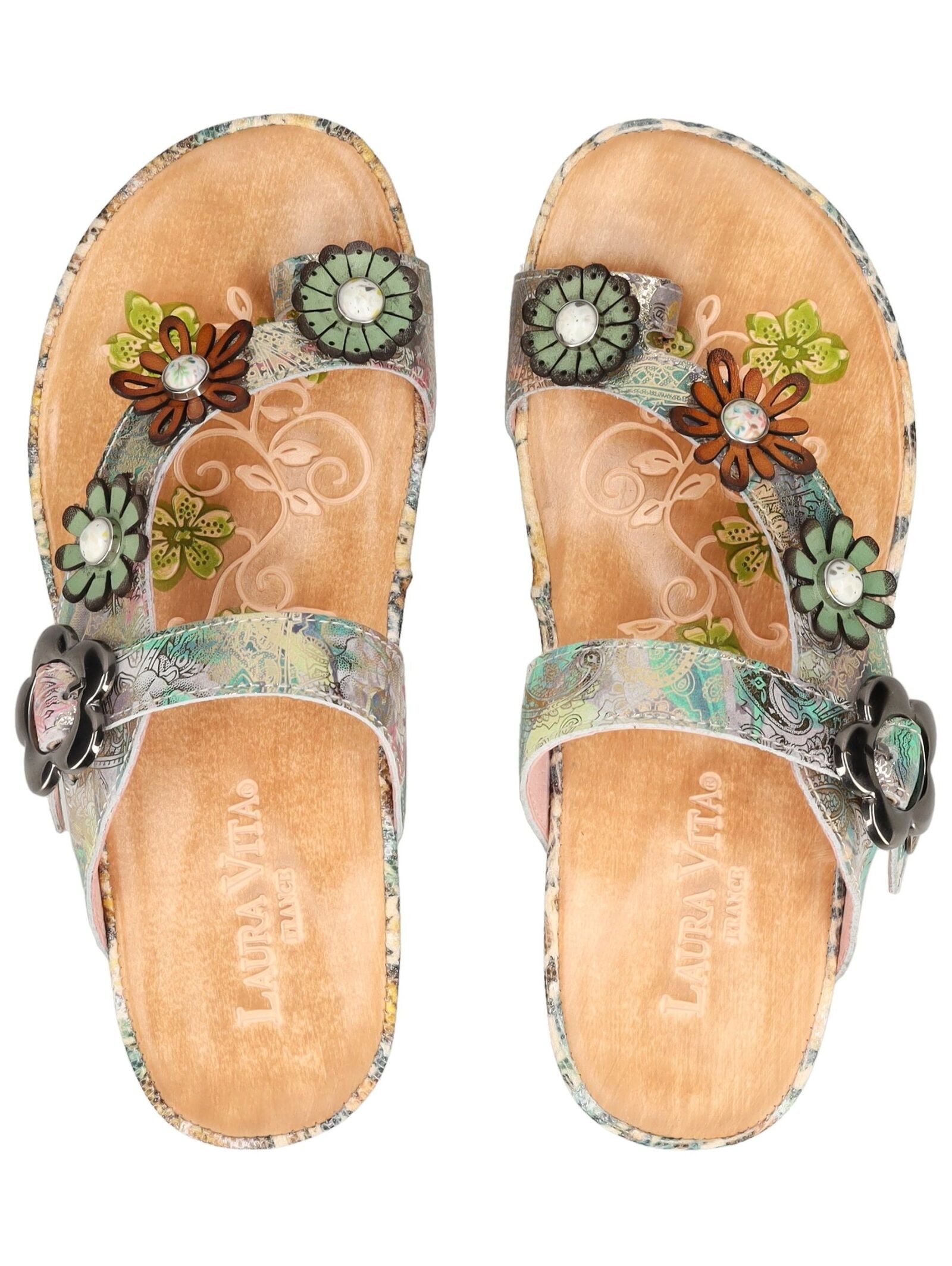 LAURA VITA Zehentrenner »LAURA VITA Pantoletten Leder«