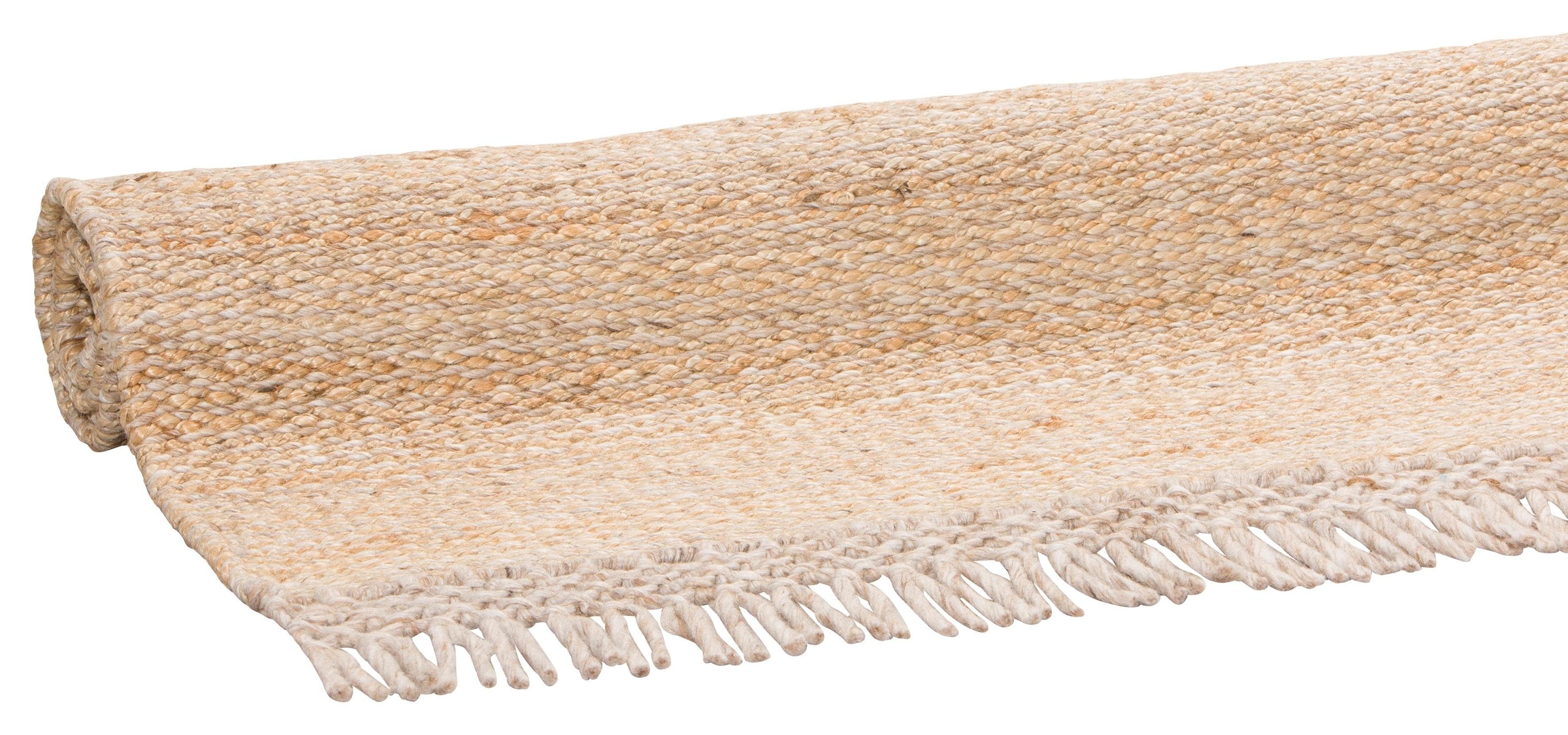 Home affaire Teppich »Amba«, rechteckig, 6 mm Höhe, flache Teppiche, Wendeteppich, Uni Farben, Wohnzimmer, Esszimmer
