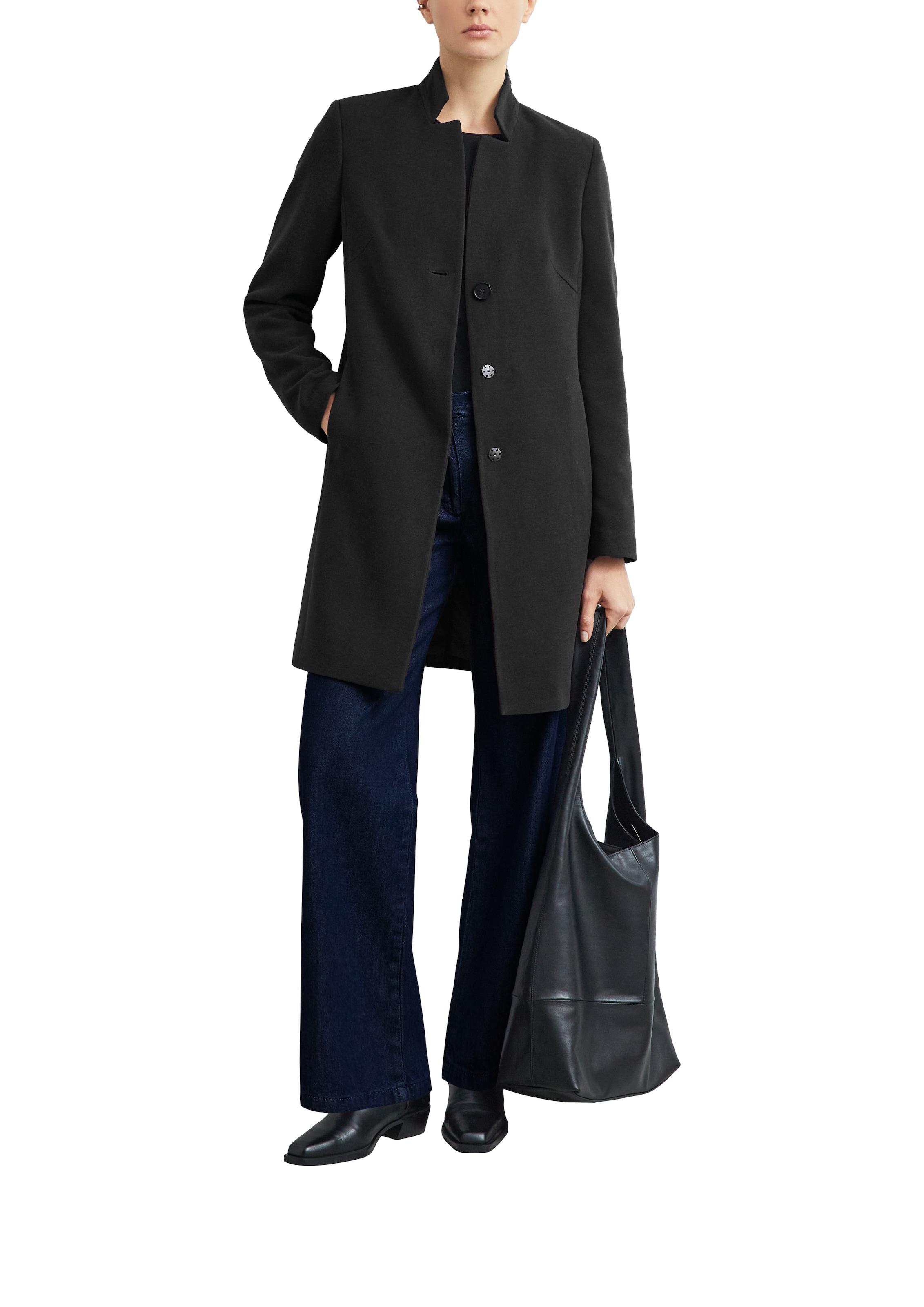 Comma Kurzmantel Blazer-Mantel in taillierter Passform