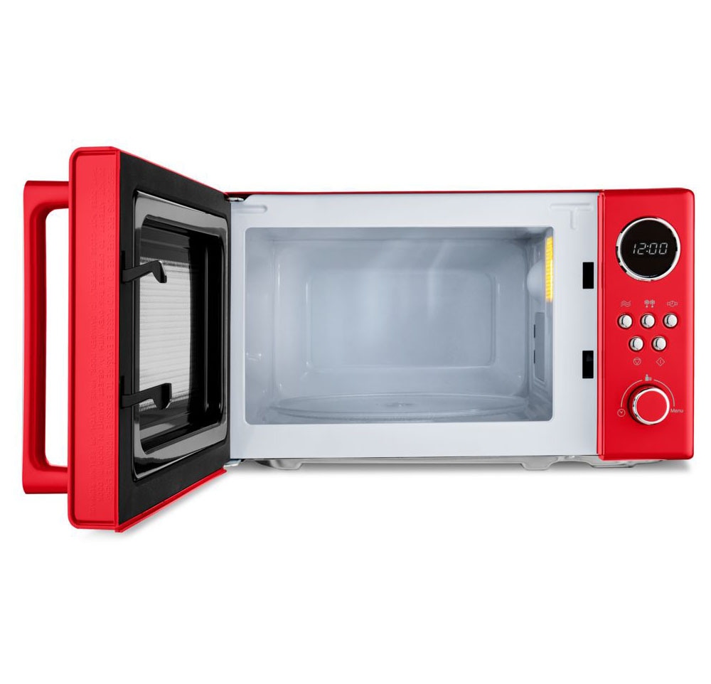Medion® Mikrowelle »MD 15000 rot«, 1050 W, im Retro-Design, 800 Watt, 5 Leistungsstufen