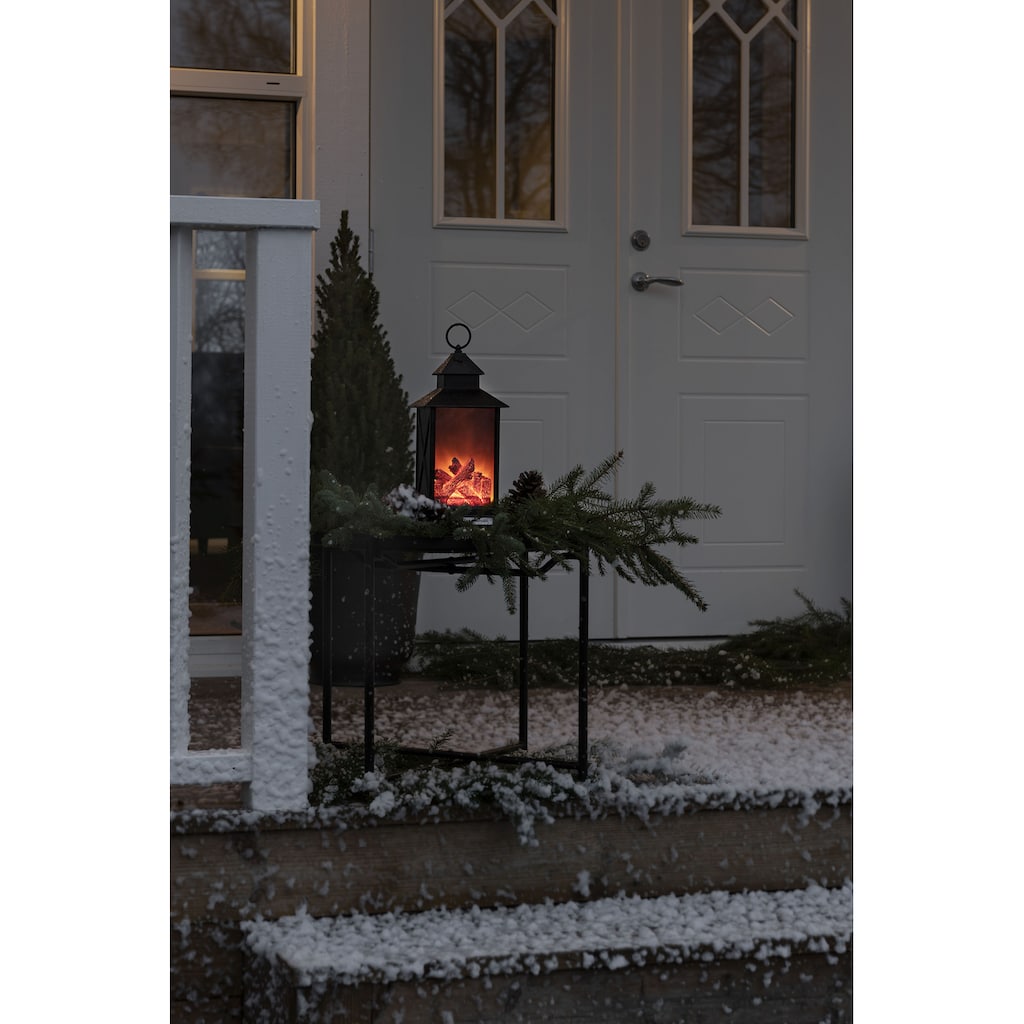 KONSTSMIDE LED Laterne »Weihnachtsdeko aussen«, 4 flammig-flammig