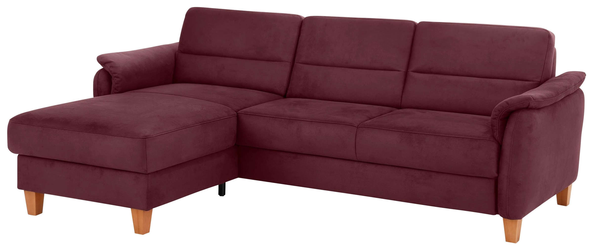 Home affaire Ecksofa »Palmera L-Form, B: 244 cm«, optional Bettfunktion & Bettkasten, Federkern