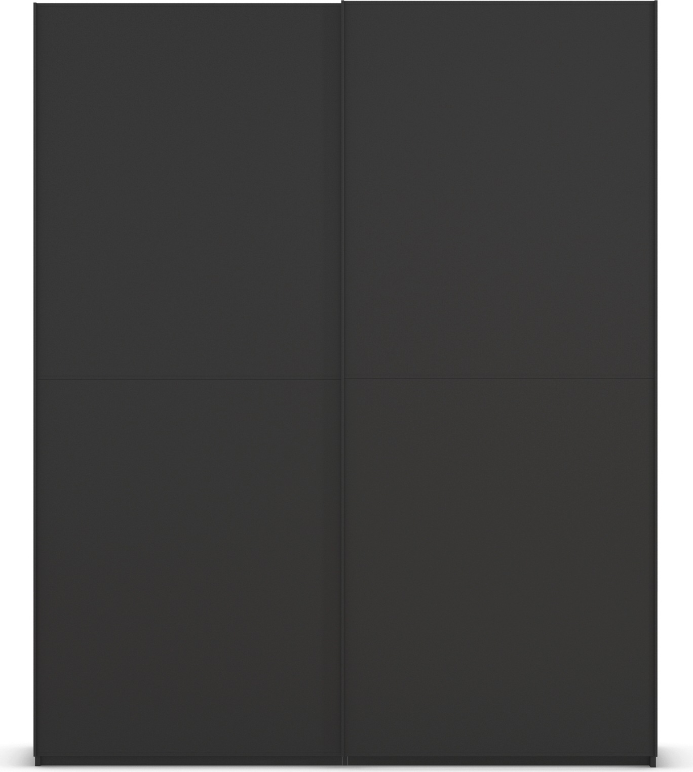 rauch Schwebetürenschrank »Kleiderschrank Schrank Garderobe Schlafzimmerschrank SCALE-DUO«, edle zweigeteilte Türen und 3 Zierleisten MADE IN GERMANY