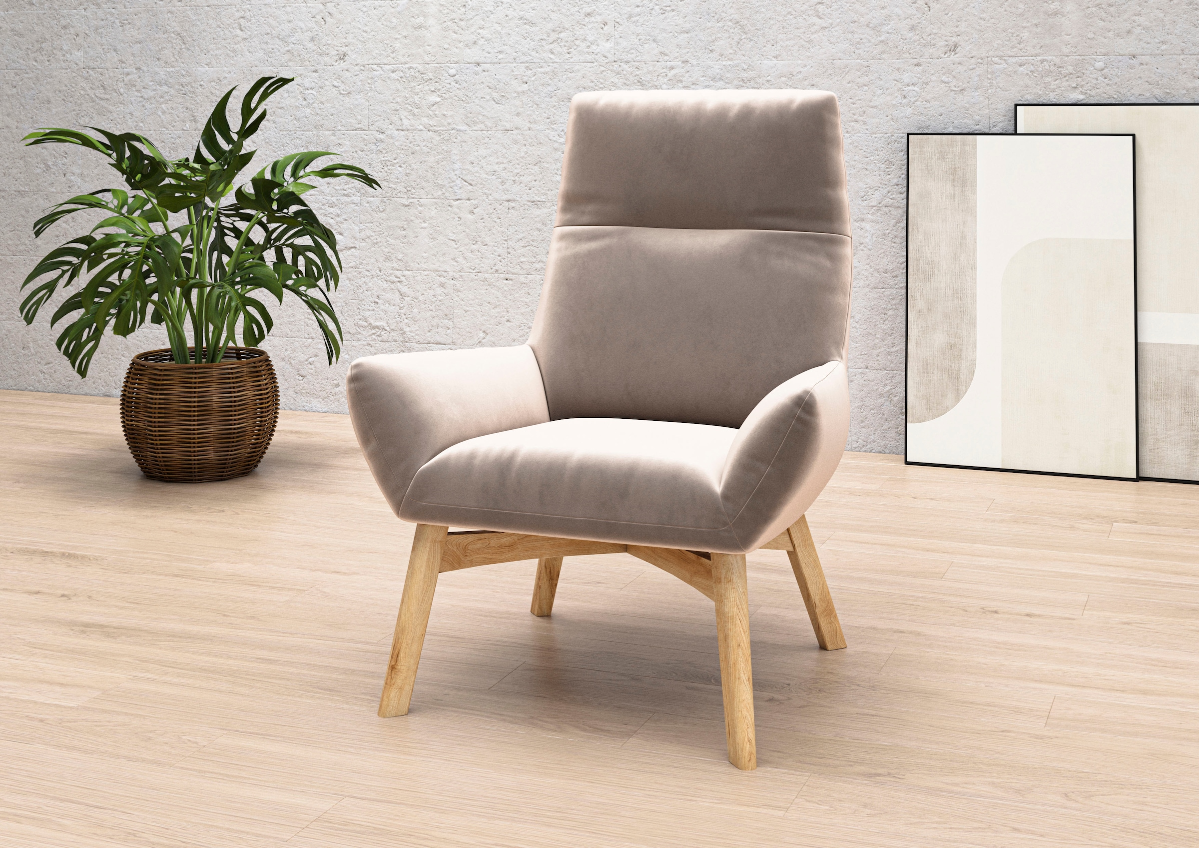 Home affaire Sessel »Basic Relaxsessel« Extra hohe Rückenlehne günstig online kaufen