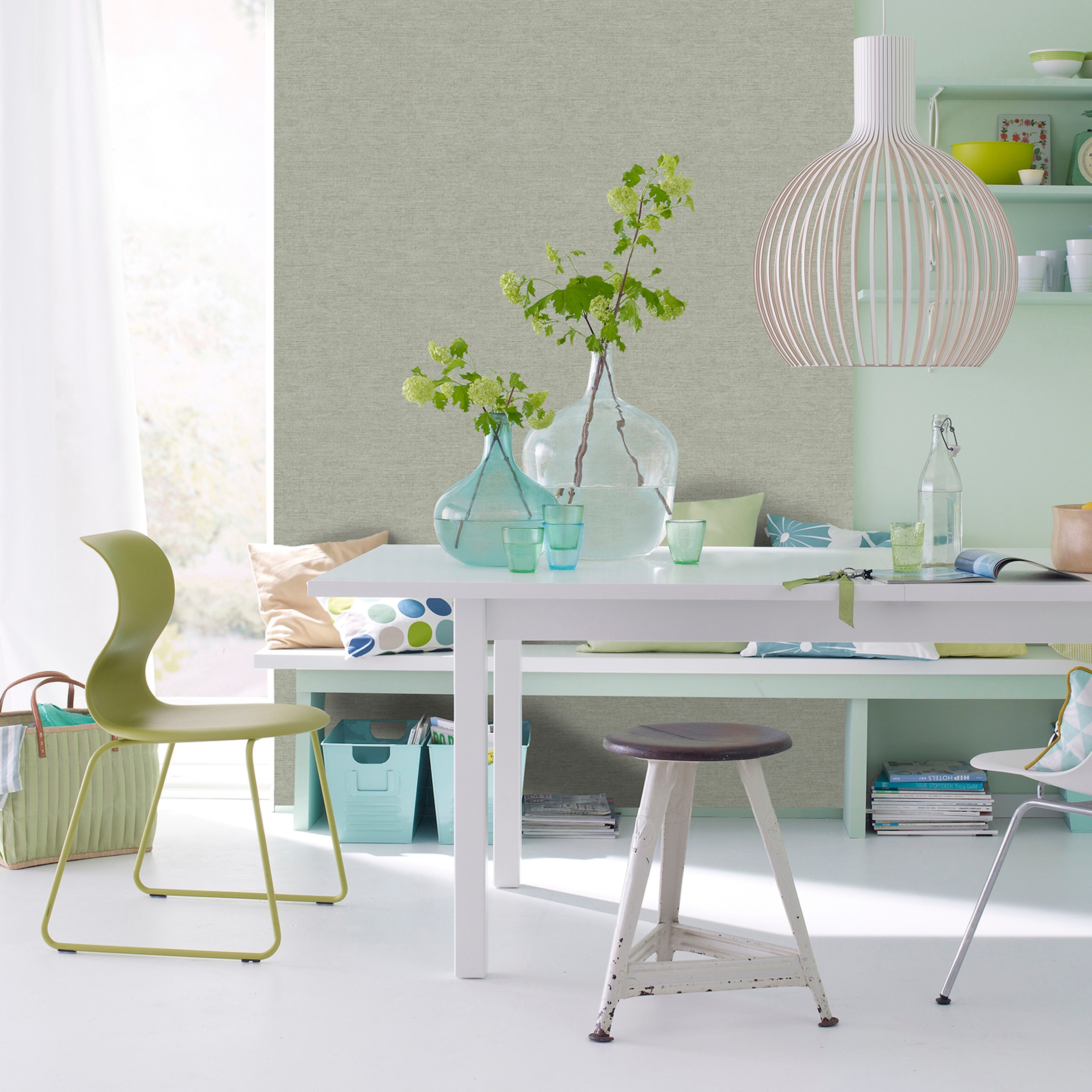 Art for the home Vliestapete »Pure Nature Uni« uni aufgeschäumt Uni Grau 10 günstig online kaufen