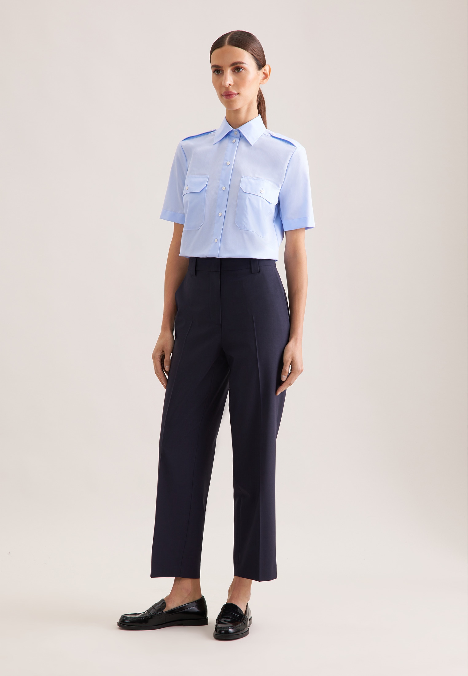 seidensticker Hemdbluse 1/2 Uni