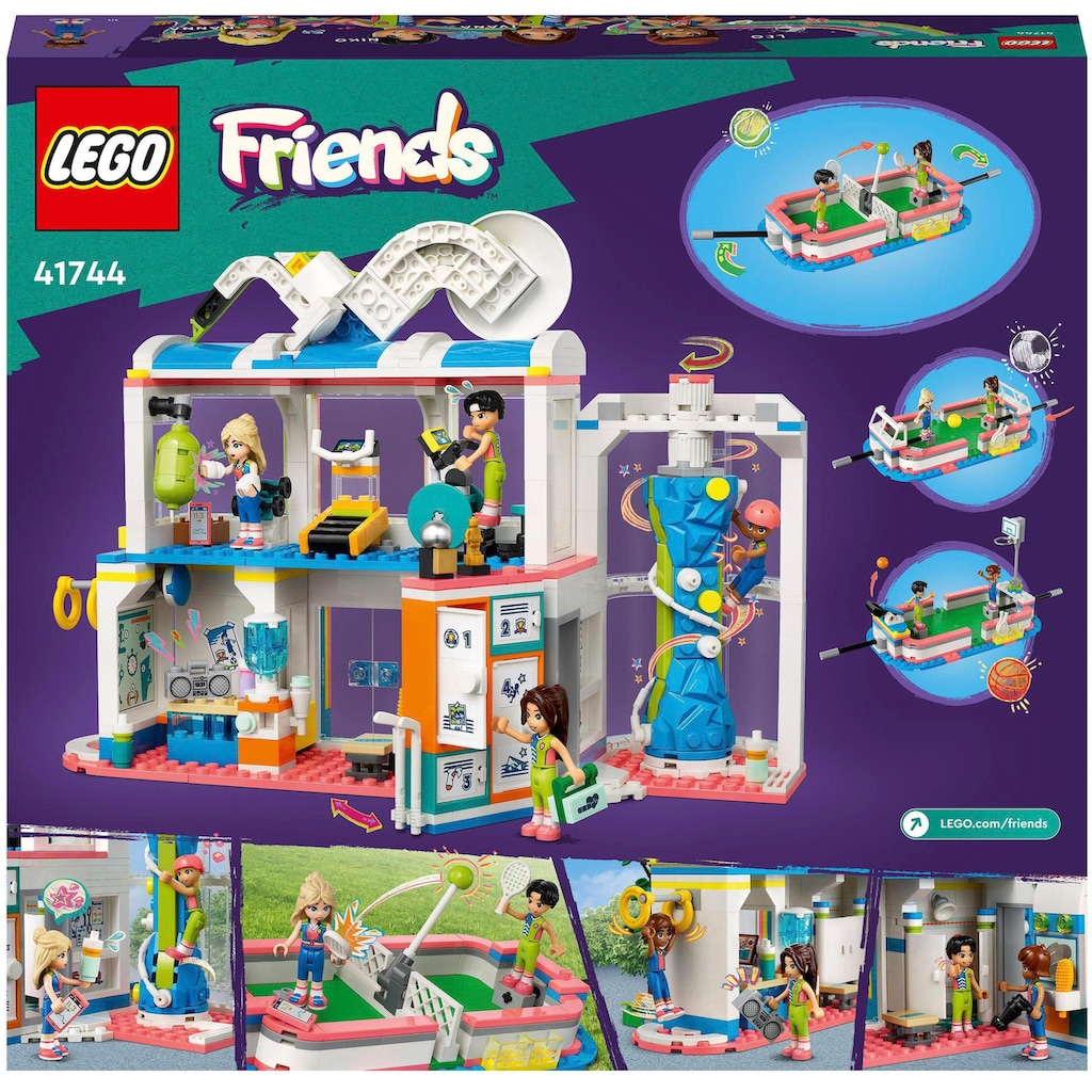 LEGO® Konstruktionsspielsteine »Sportzentrum (41744), LEGO® Friends«, (832 St.)