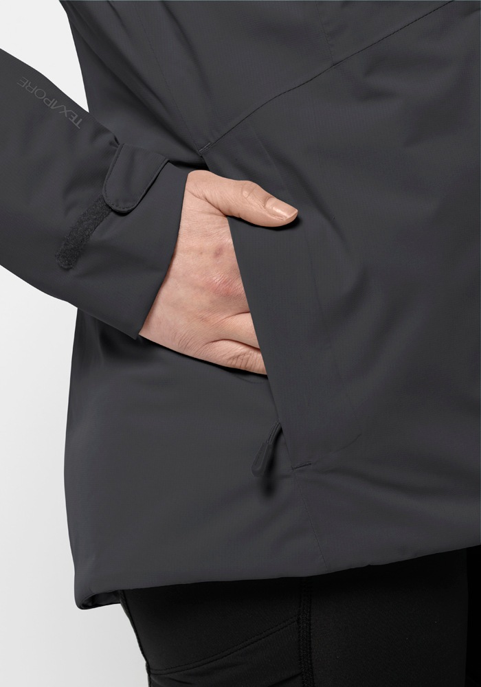 Jack Wolfskin Outdoorjacke »WISPER INS JKT W«, mit Kapuze