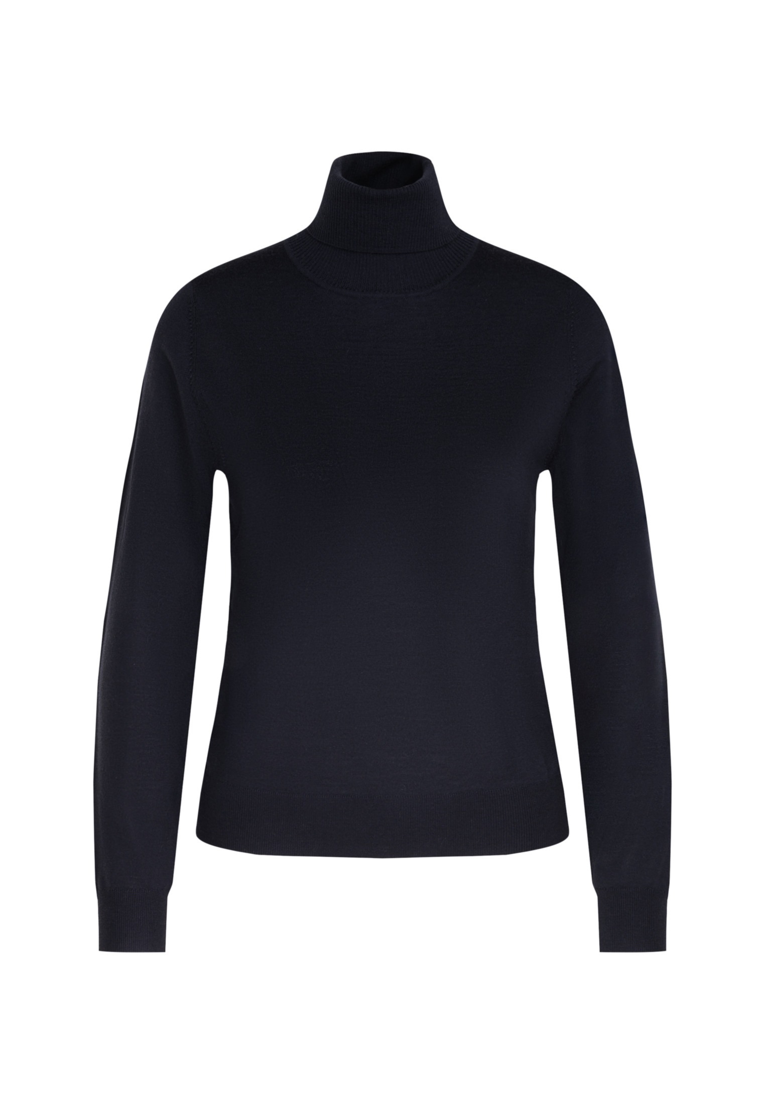 seidensticker Strickpullover »Schwarze Rose«, Langarm Rollkragen Uni