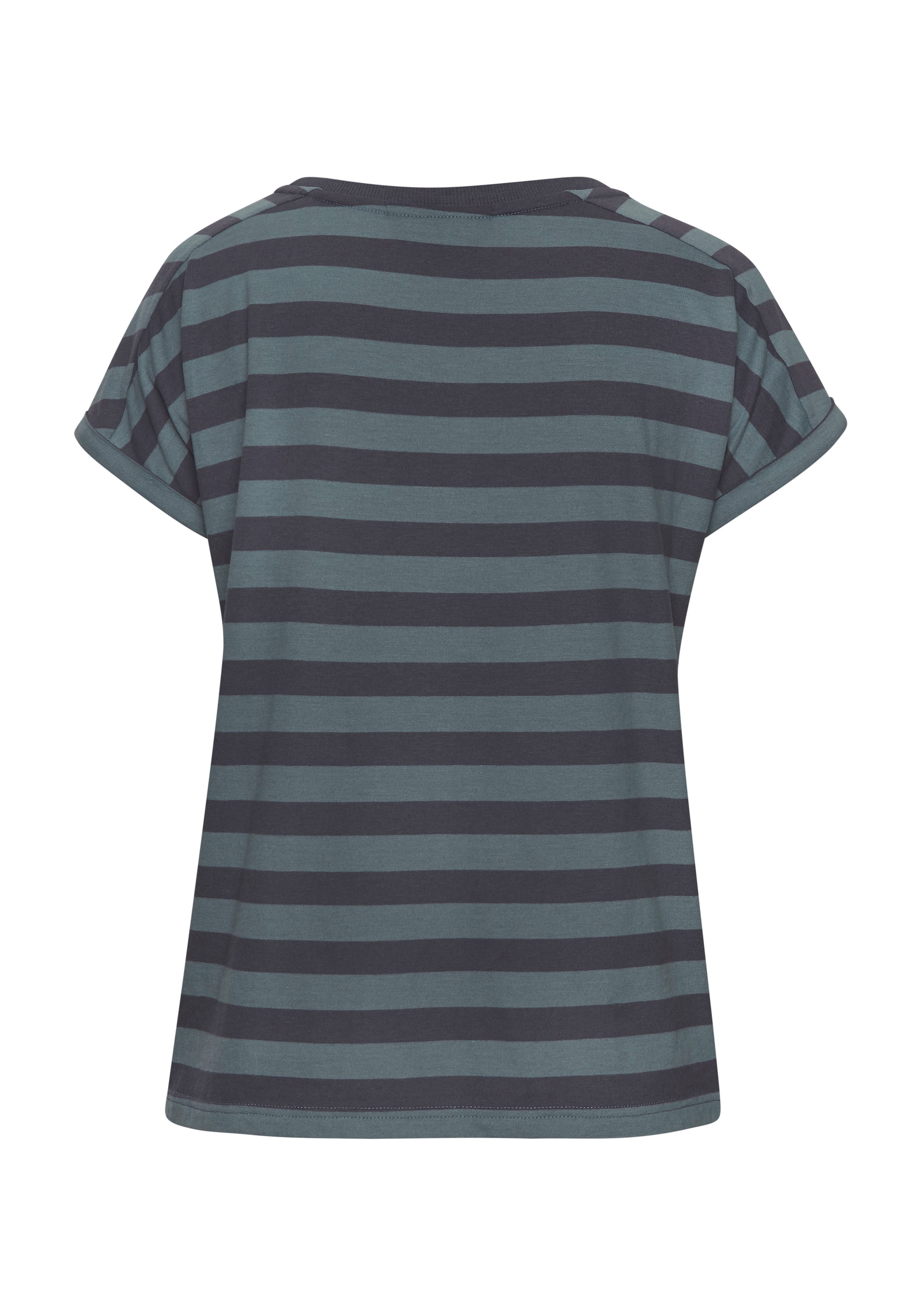 Elbsand T-Shirt »Calisa«, mit Streifenmuster, sportliches Kurzarmshirt aus Baumwoll-Mix