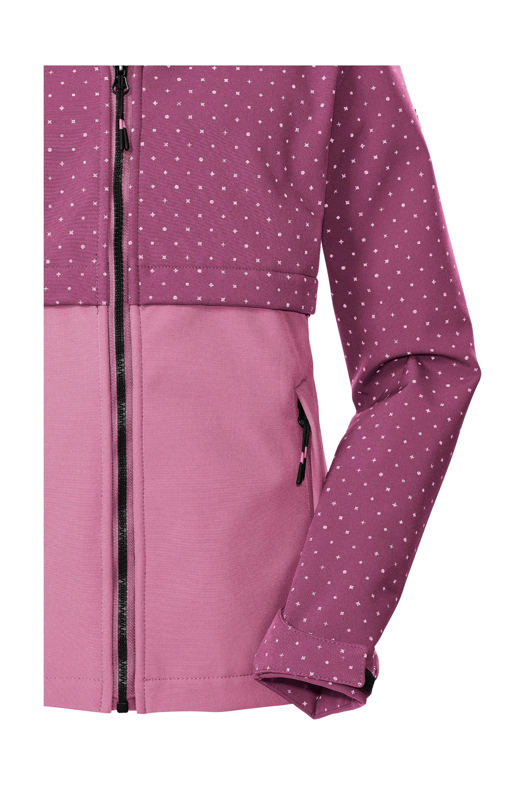 Killtec Softshelljacke »KOW 227 GRLS SFTSHLL JCKT« Softshelljacke für Kids: wind- und wasserabweisend, reflektierend