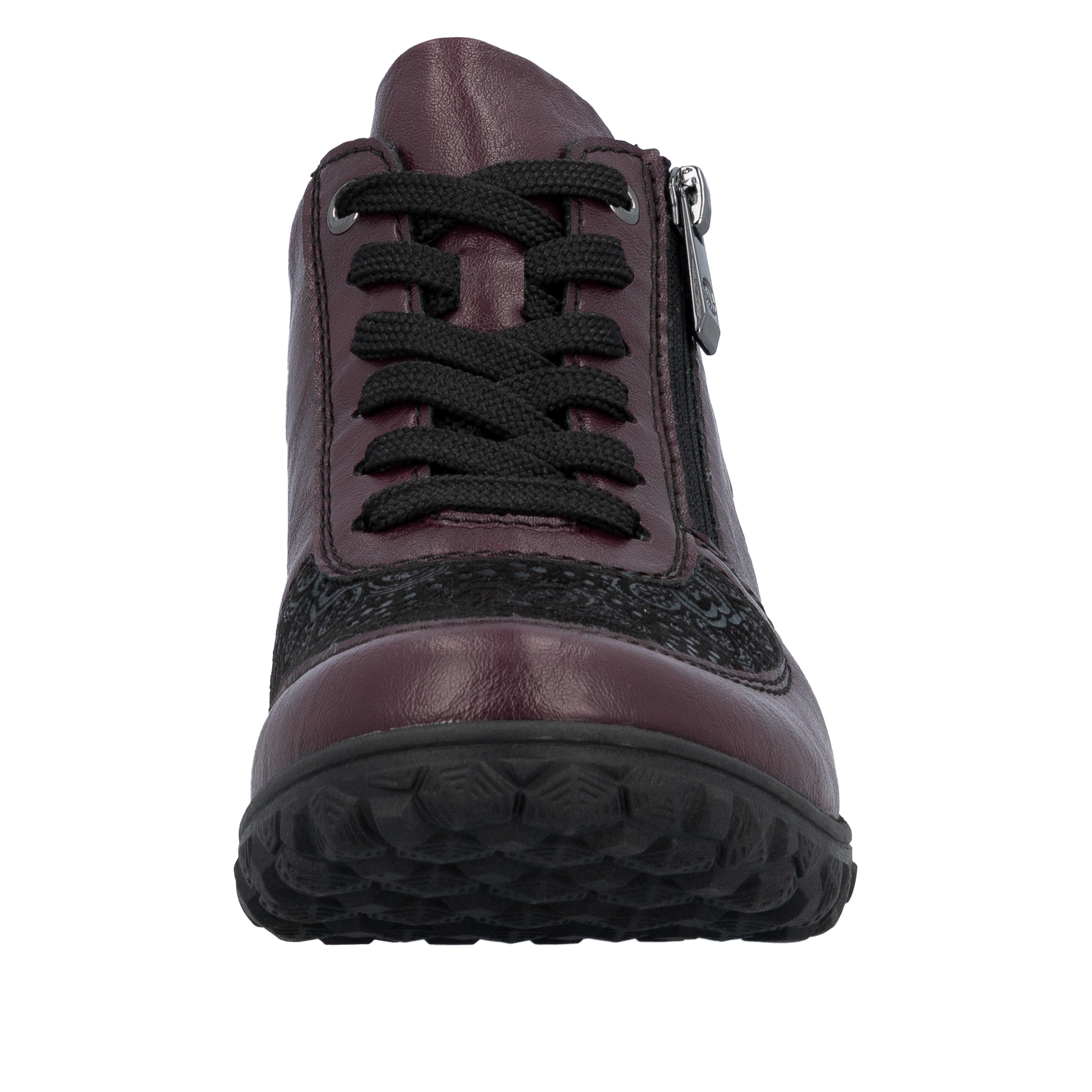 Rieker Sneakerboots, High Top Sneaker, Schnürboots, Stiefelette mit weichem Schaftrand