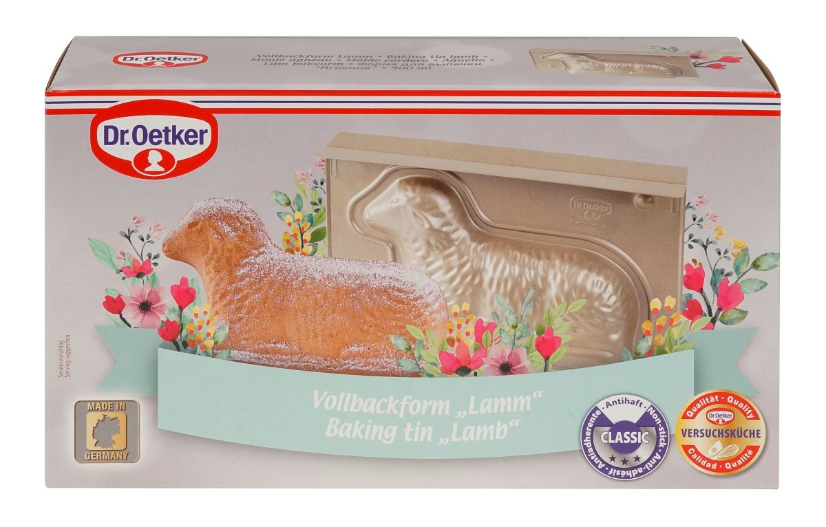 Dr. Oetker Backform »Lamm«, Vollbackform Lamm – 3D Osterbackform, Lammform, Kuchenform Lamm