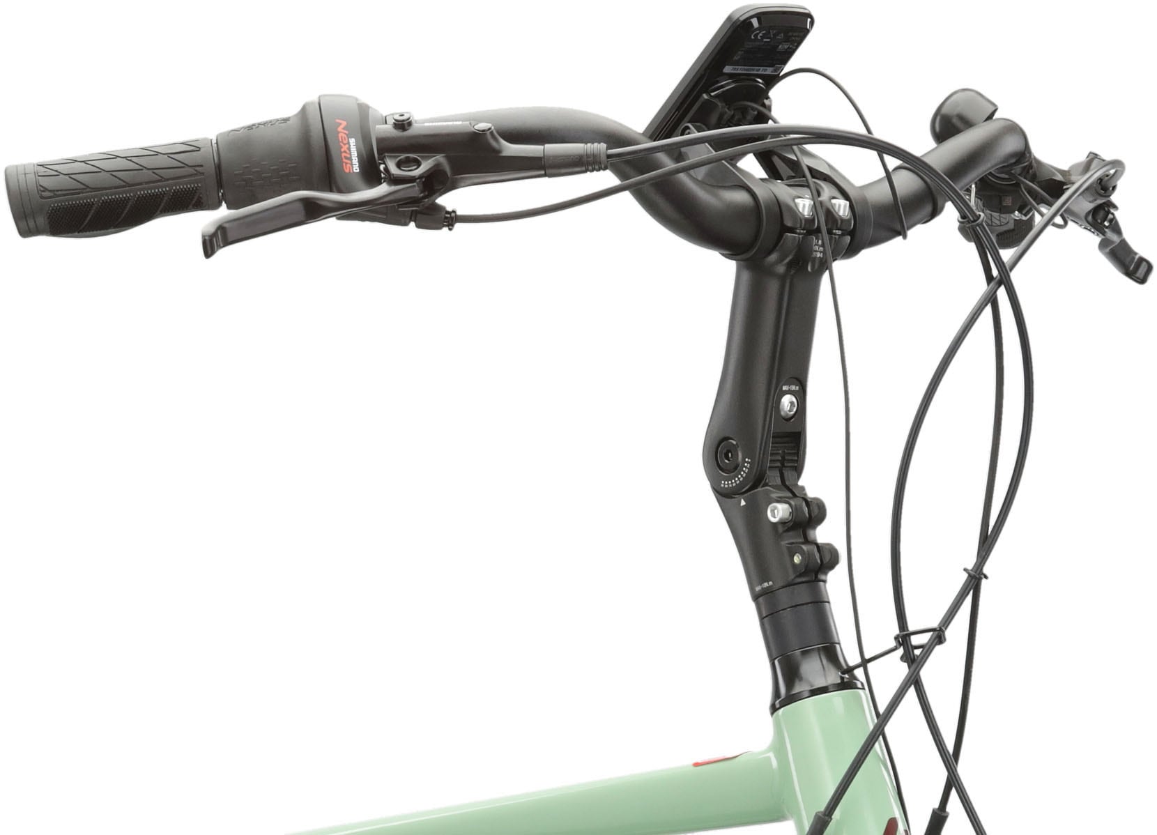 Kross »E-Citybike Sentio Hybrid 4.0 28 Zoll grün - Shimano Mittelmotor« 7 Gang Shimano NEXUS Schaltwerk Nabenschaltung Mittelmotor 250 W SHIMANO 36 V/250 W, Mittelmotor DU-E500