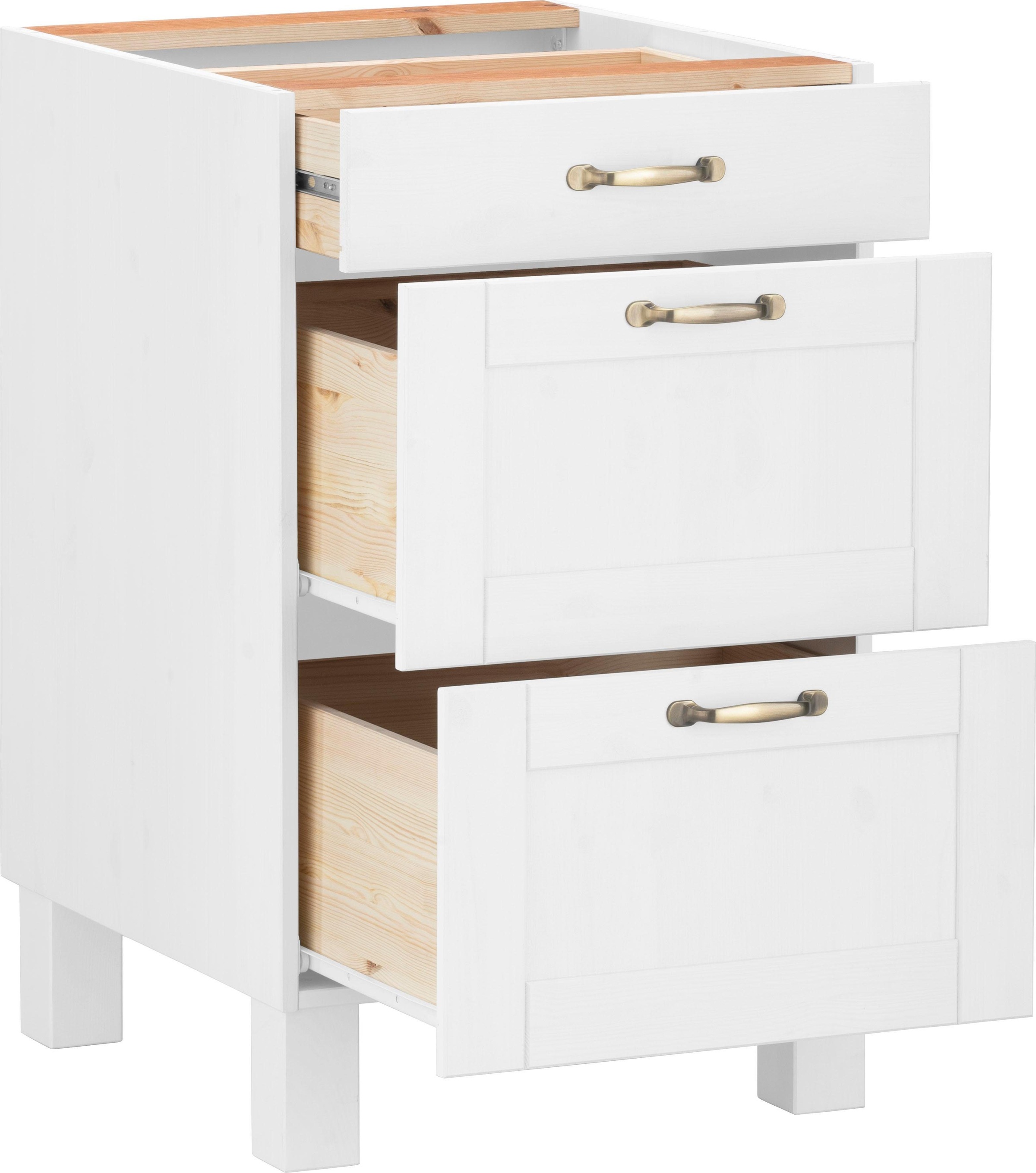 Home affaire Unterschrank »Alby«, Breite 50 cm, 3 Schubladen