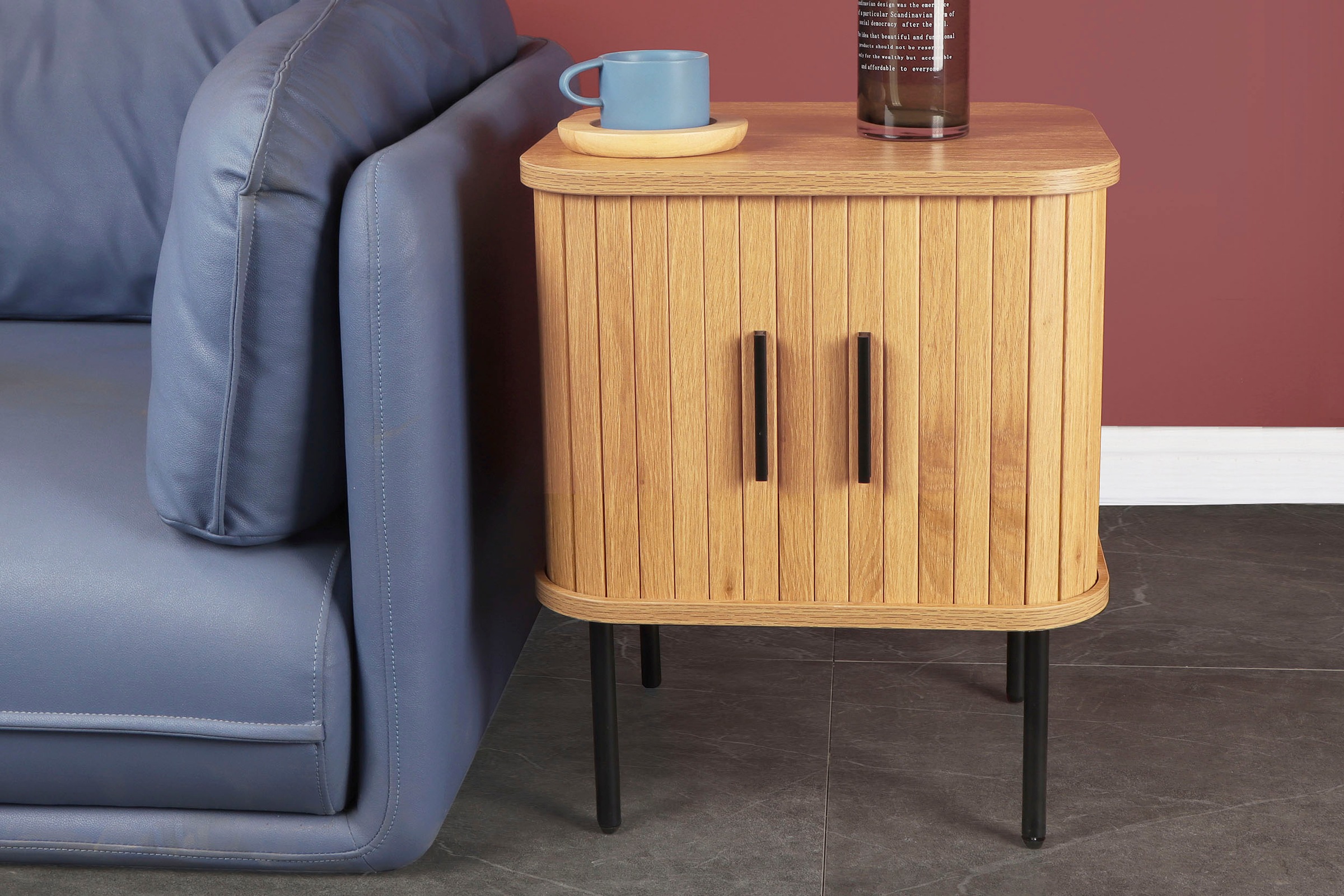 Home affaire Nachtkommode 2 Schiebetüren günstig online kaufen