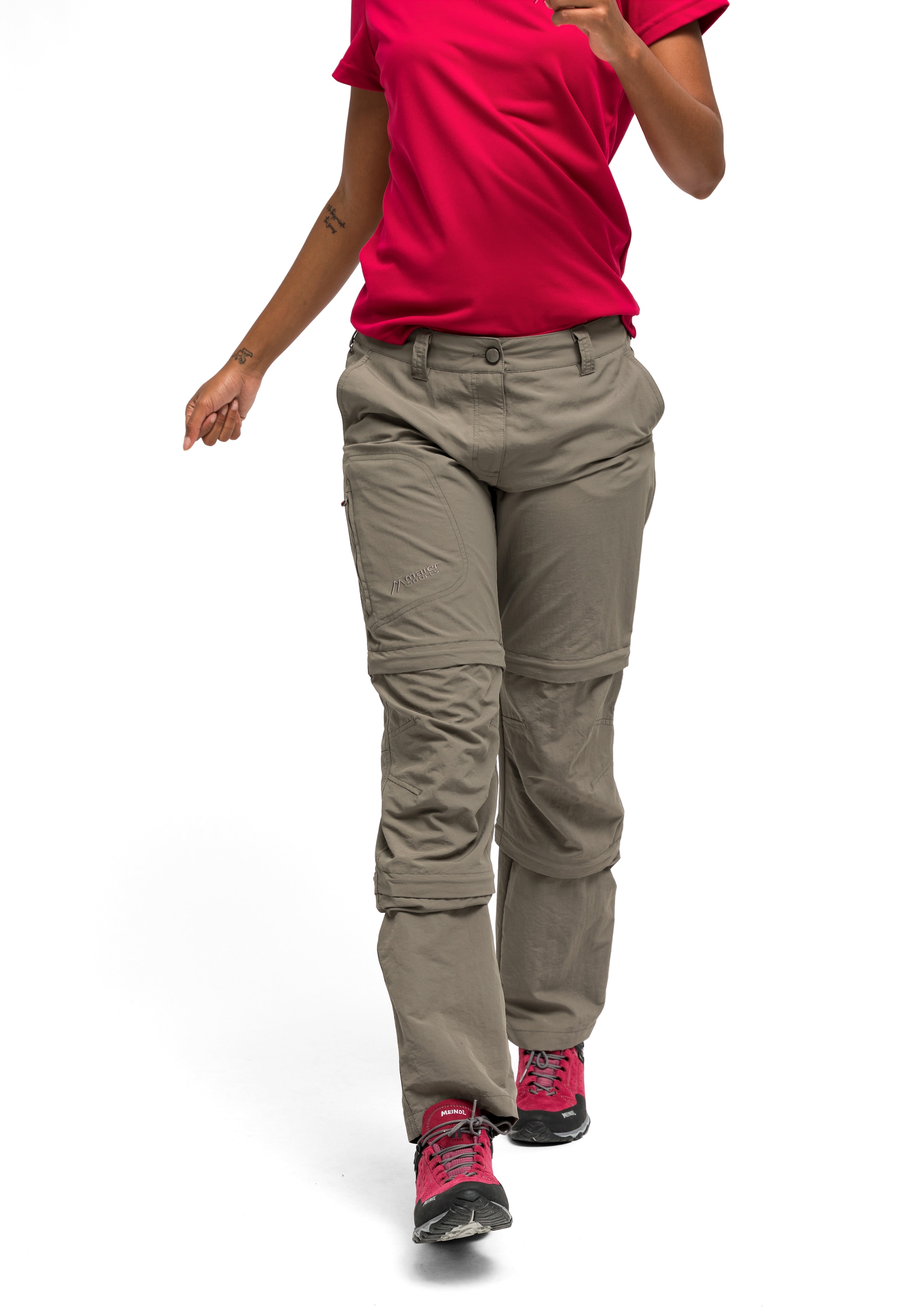 Maier Sports Funktionshose »Yesa«, Triple-Zipp Hose mit elastischem Bund