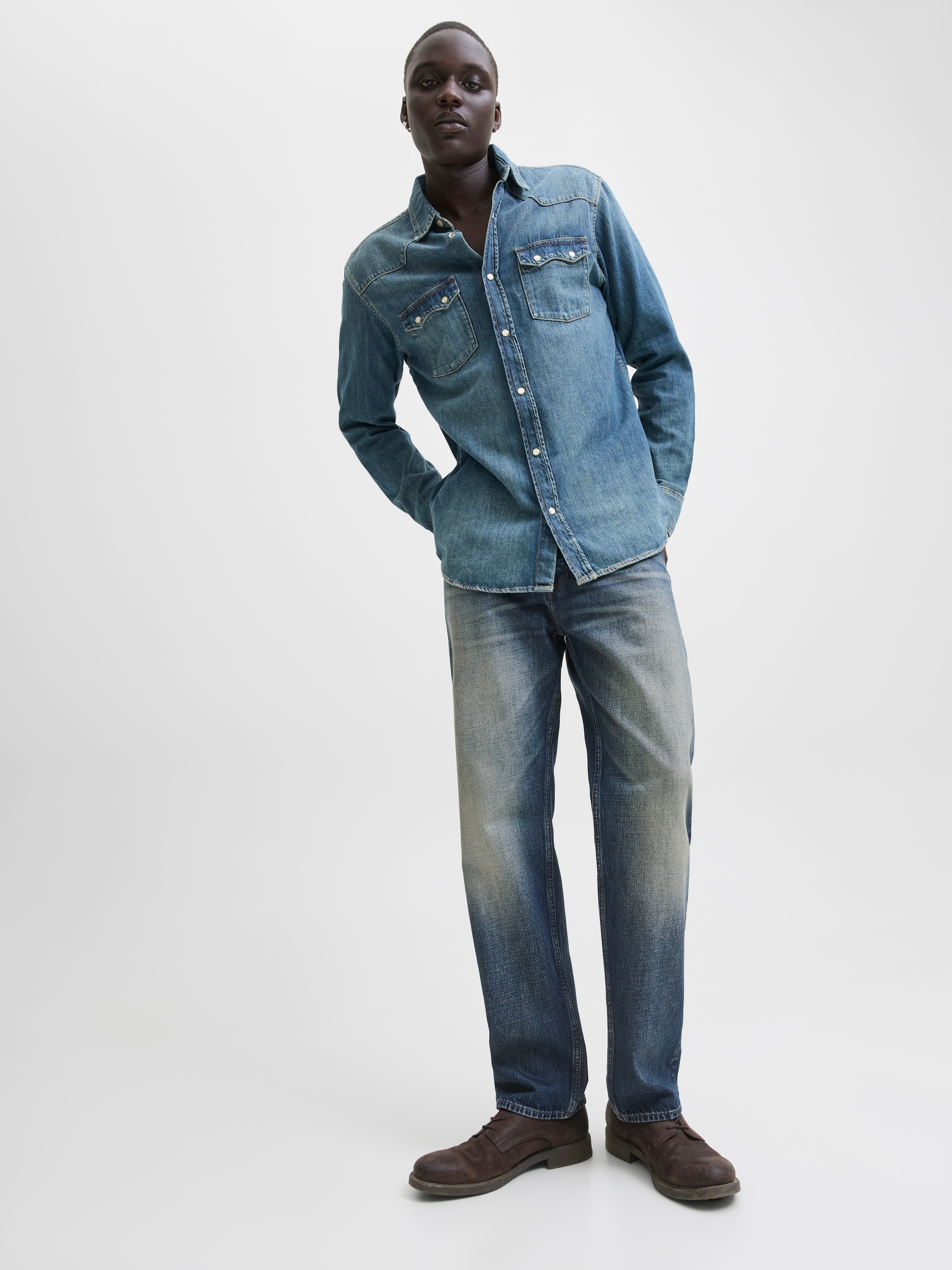 Jack & Jones Loose-fit-Jeans »JJICHRIS JJORIGINAL SBD 921 SN«