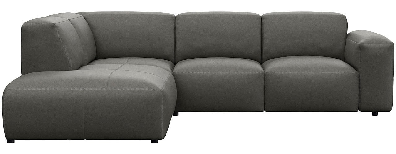 FLEXLUX Ecksofa "Lucera, super Sitzkomfort durch Kaltschaum im Sitz, L-Form günstig online kaufen