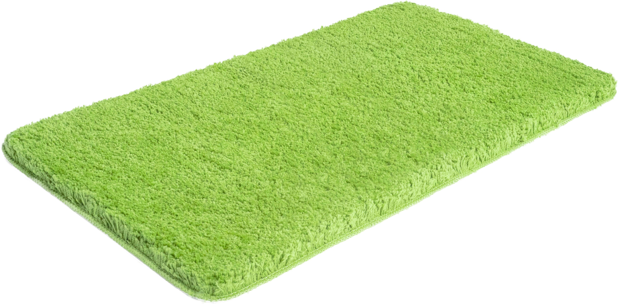 my home Badematte »Sanremo, Badvorleger, Badezimmer Teppich, sehr weich«, rutschhemmend beschichtet, fußbodenheizungsgeeignet-schnell trocknend, Badteppich, unifarben, rechteckig, rund & als 3-tlg. Set erhältlich